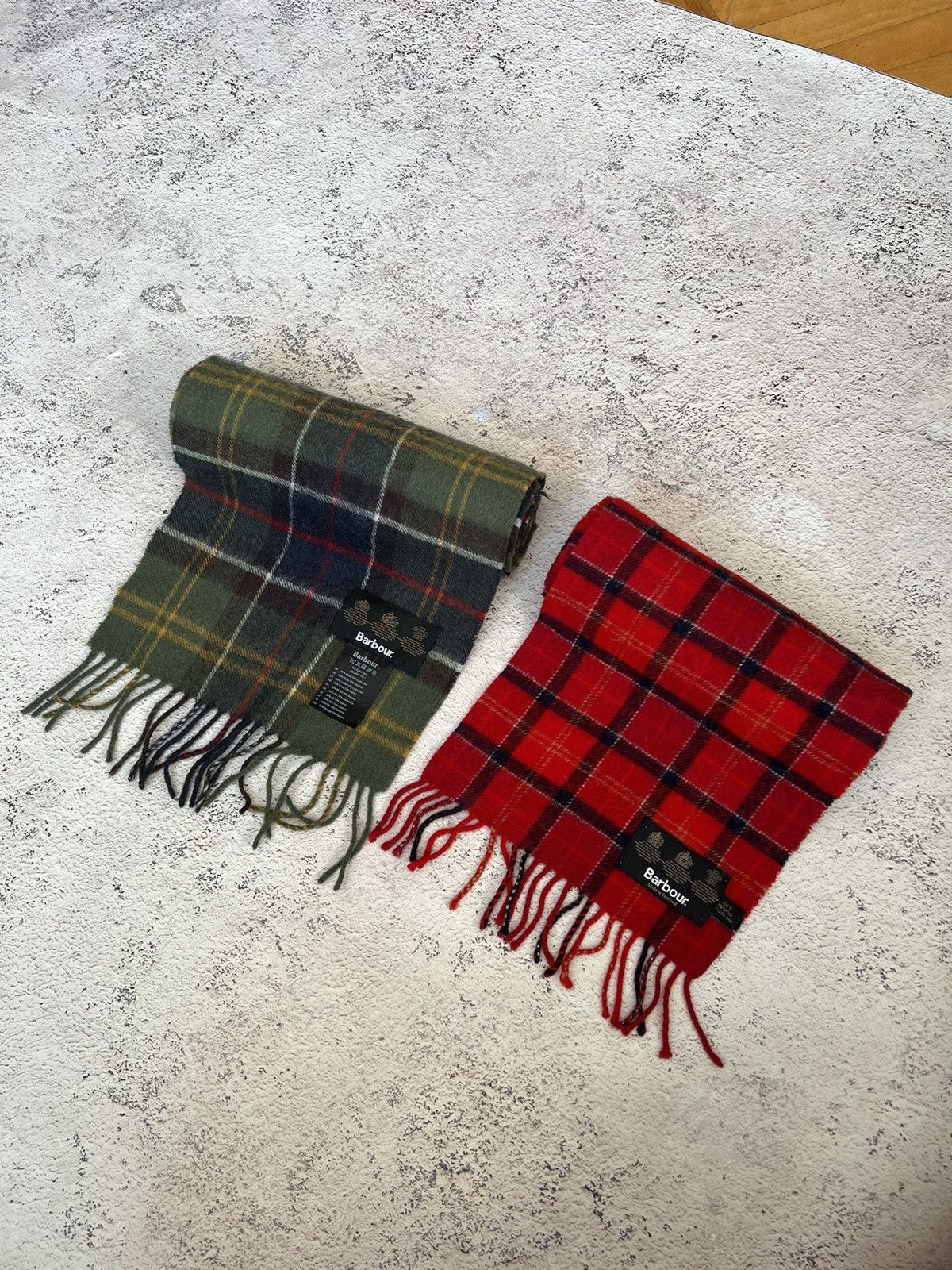 Barbour × Vintage X2 Barbour Scarf / Muffler / Neckwear Size ONE SIZE - 2 Thumbnail