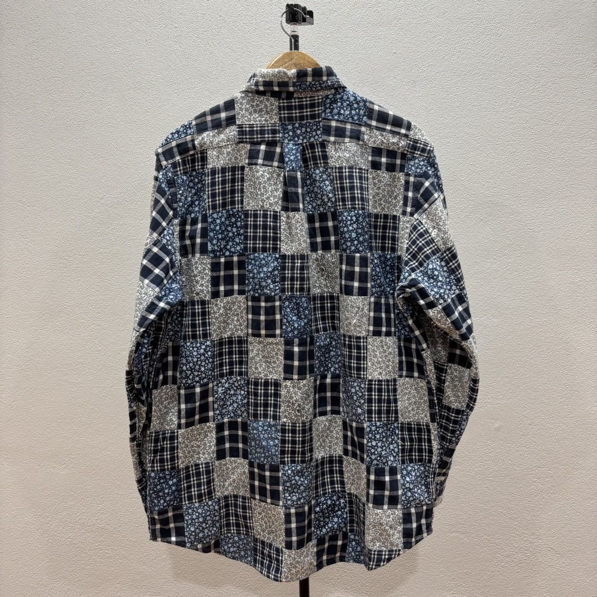 Japanese Brand Vtg Hang ten Patchwork Boro Shirt Size US L / EU 52-54 / 3 - 9 Thumbnail