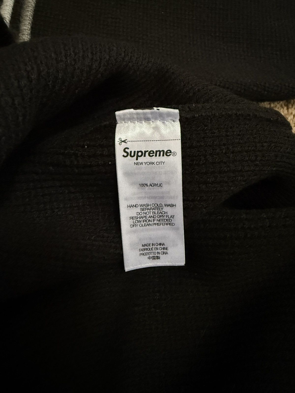 Supreme Supreme Raised Stripe Sweater Black SS26 | Size L Size US L / EU 52-54 / 3 - 5 Thumbnail