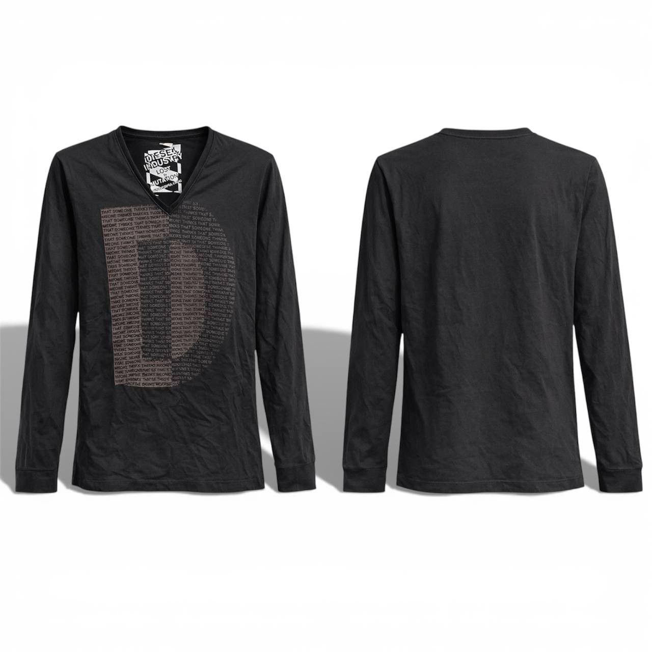Diesel DIESEL COTTON MONOGRAM BIG MULTI LOGO LONG SLEEVE SIZE S Size US S / EU 44-46 / 1 - 3 Thumbnail