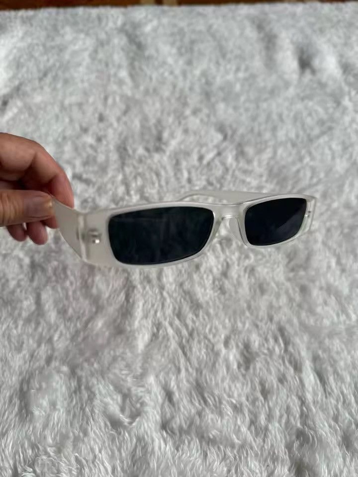 Japanese Brand Cyber-Shield Sunglasses – Wraparound Y2K Gorpcore Shades Size ONE SIZE - 2 Thumbnail