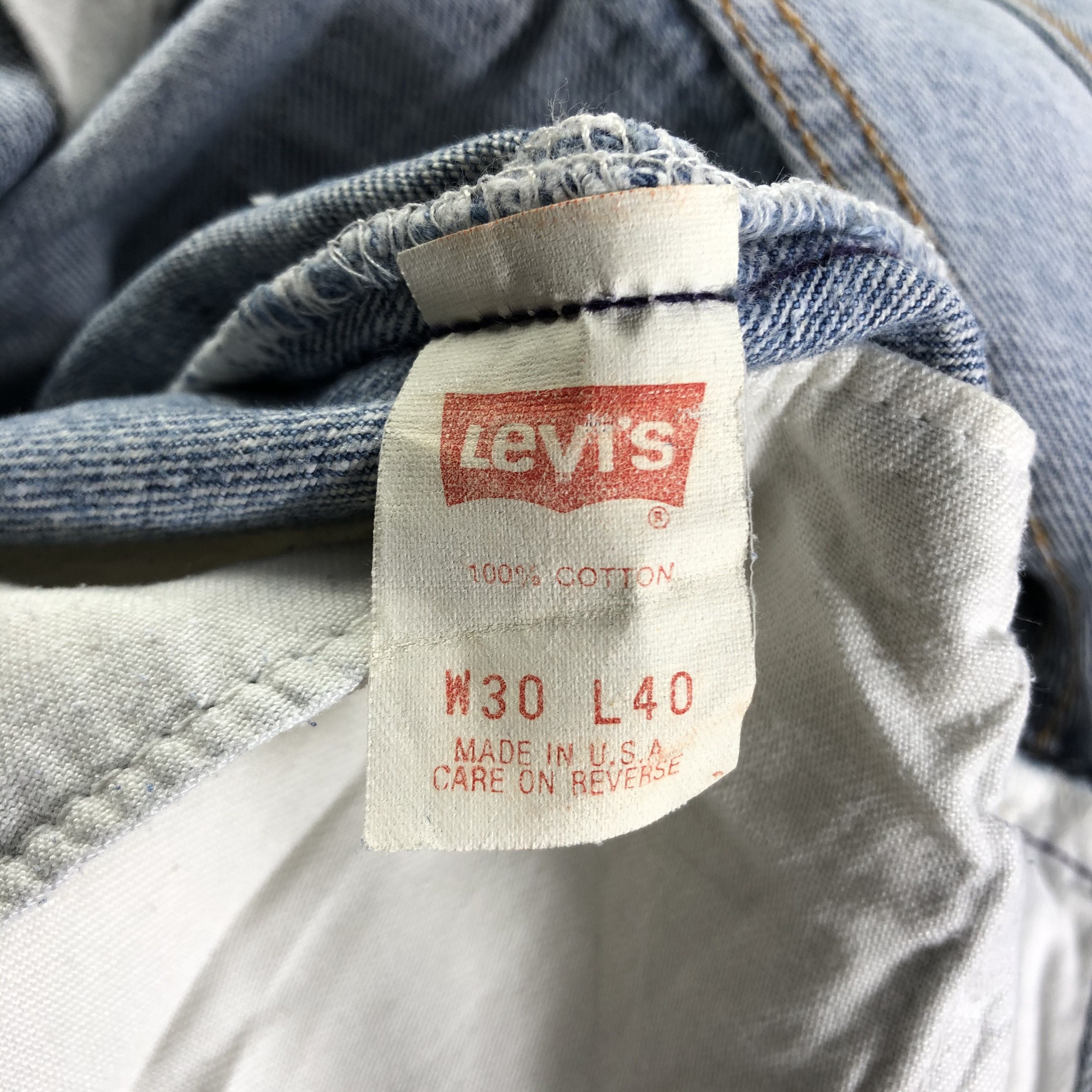 Levi's 90s Vintage Distress Levis 501 Jeans-JM3287 Size US 29 - 9 Thumbnail