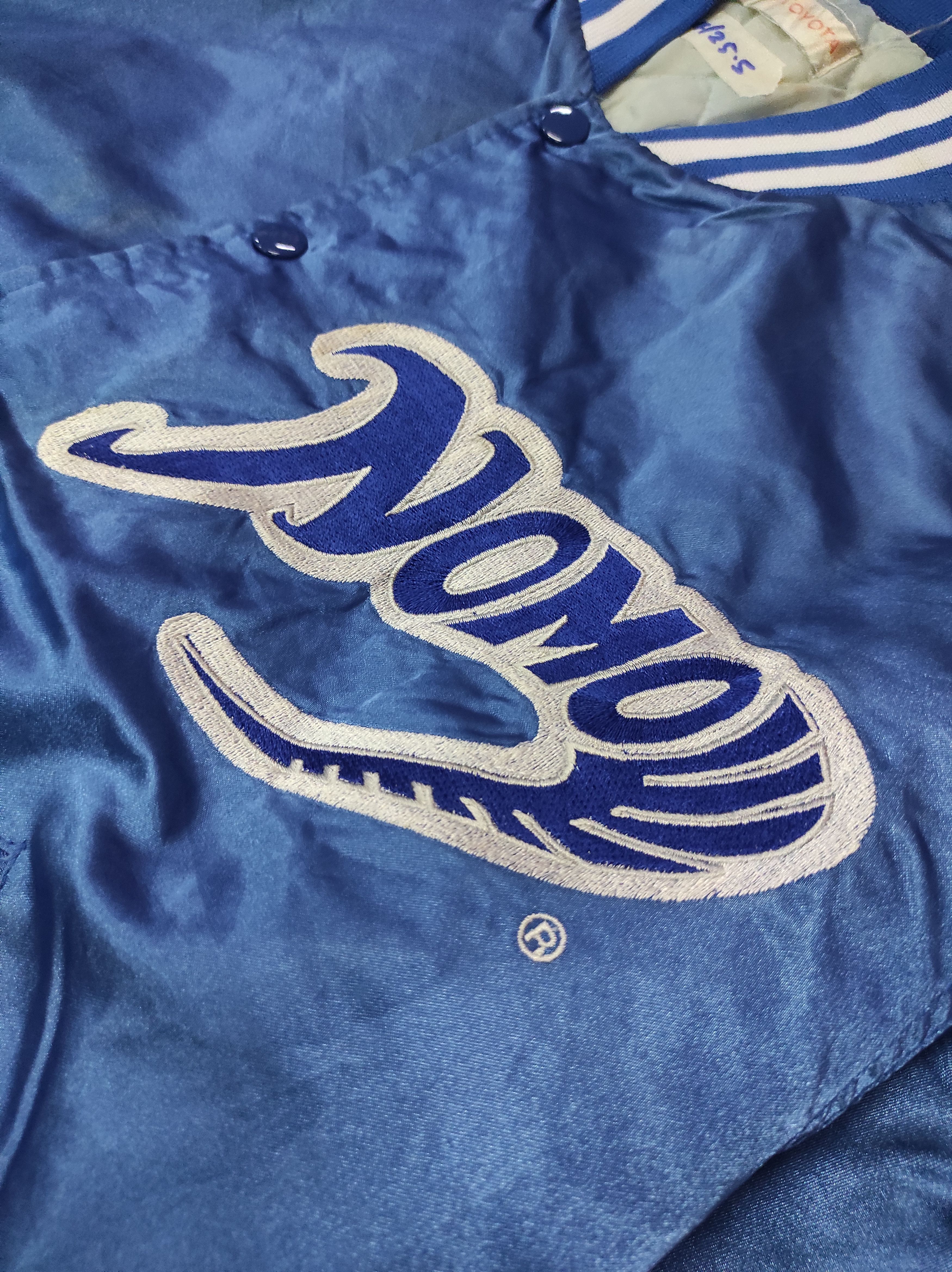 Japanese Brand × MLB TOYOTA NOMO 90's BASEBALL VARSITY JACKET Size US L / EU 52-54 / 3 - 6 Thumbnail