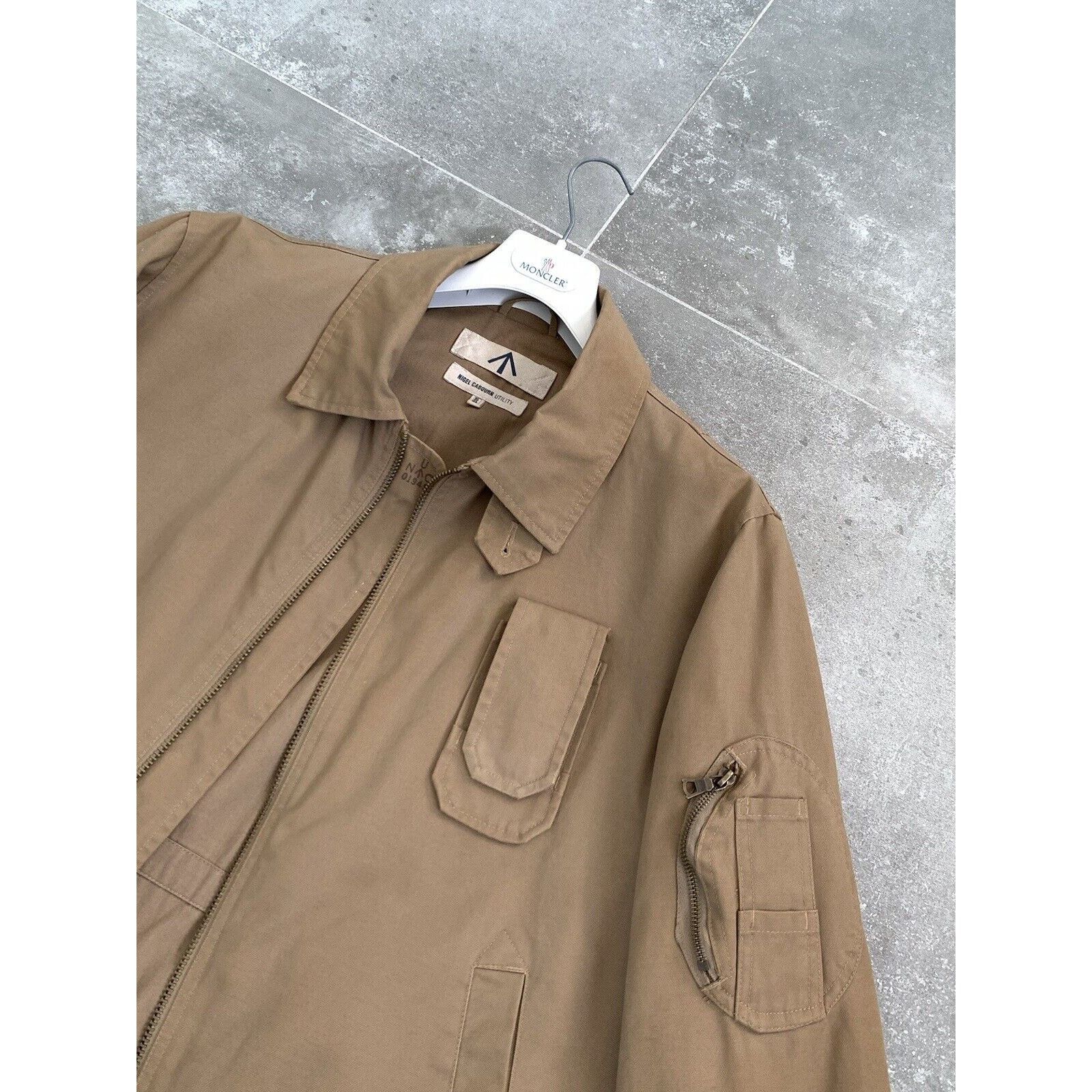 Nigel Cabourn Men's NIGEL CABOURN Utility Bomber Coat Jacket Size XL EU 54 Size US XL / EU 56 / 4 - 12 Thumbnail