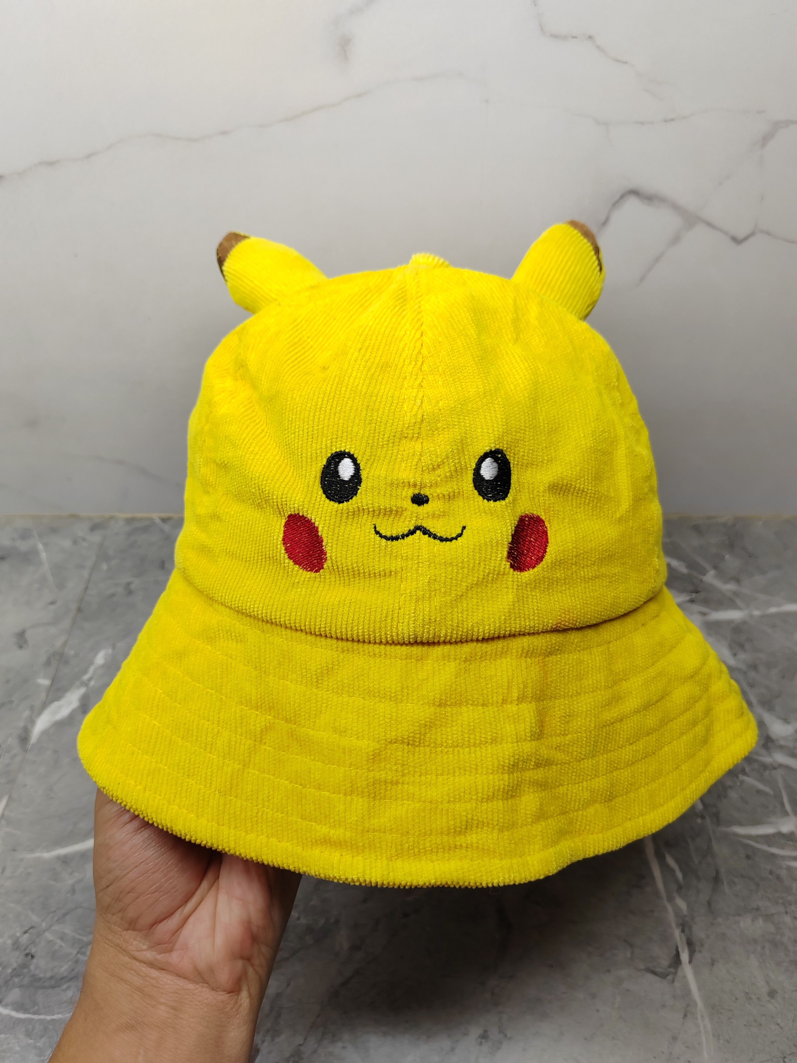 Japanese Brand Vintage Pokemon Pikachu Bucket Hat Size ONE SIZE - 1 Thumbnail