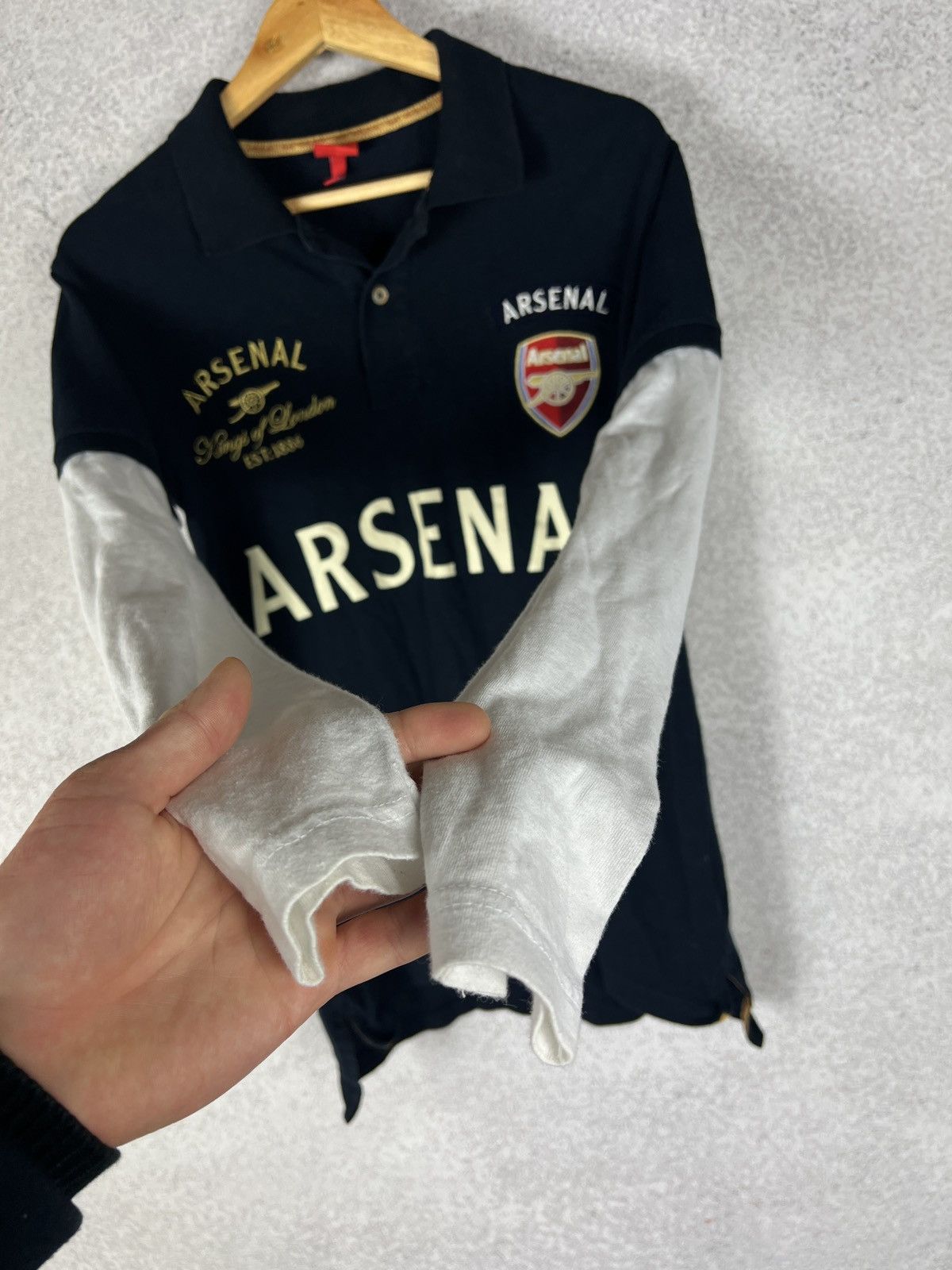 Vintage Arsenal Rugby Longsleeve Shirt Jersey Big Logo Size US XS / EU 42 / 0 - 5 Thumbnail