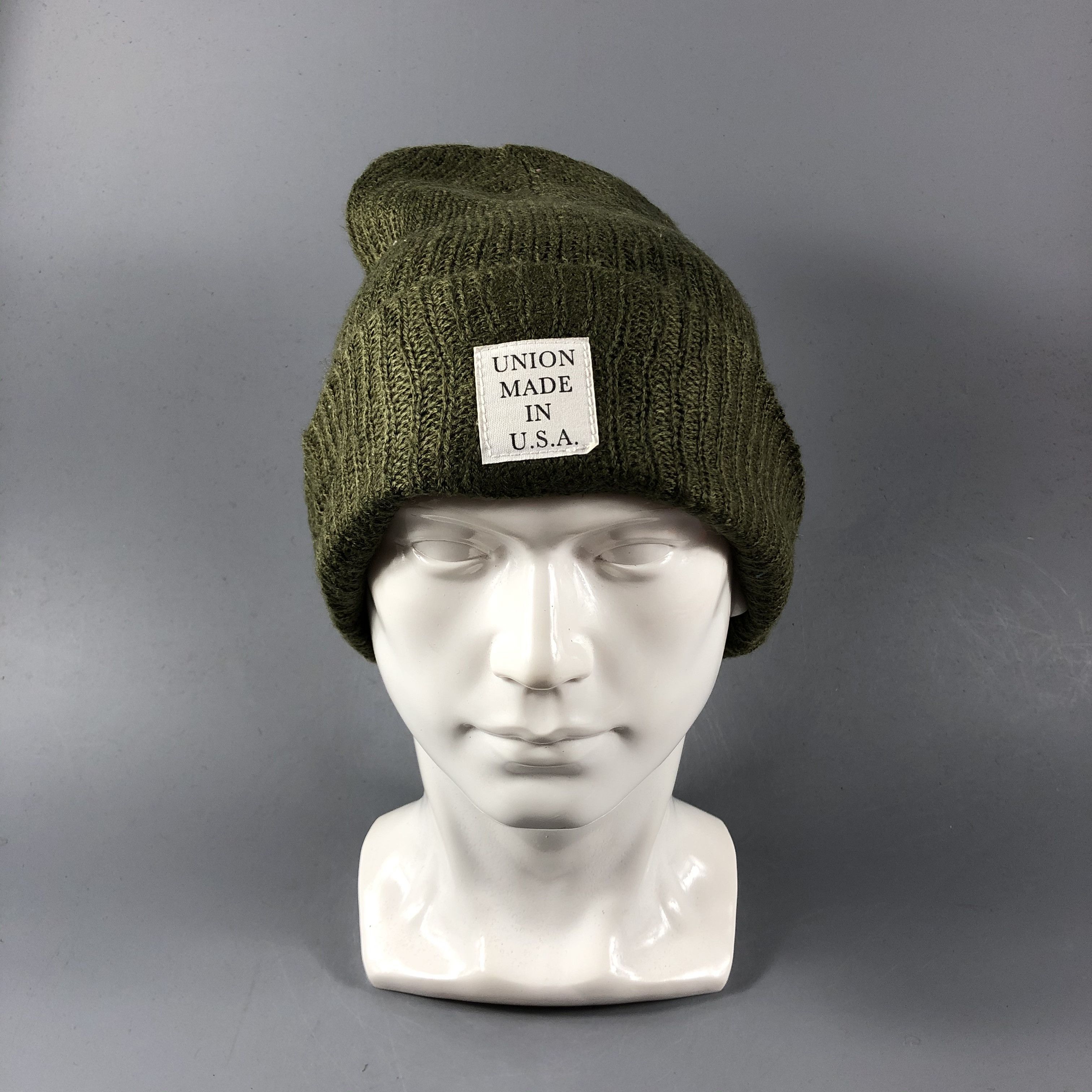 Vintage Union Made in USA Fisherman Beanie Snowcap Snow Hat B752 Size ONE SIZE - 1 Thumbnail