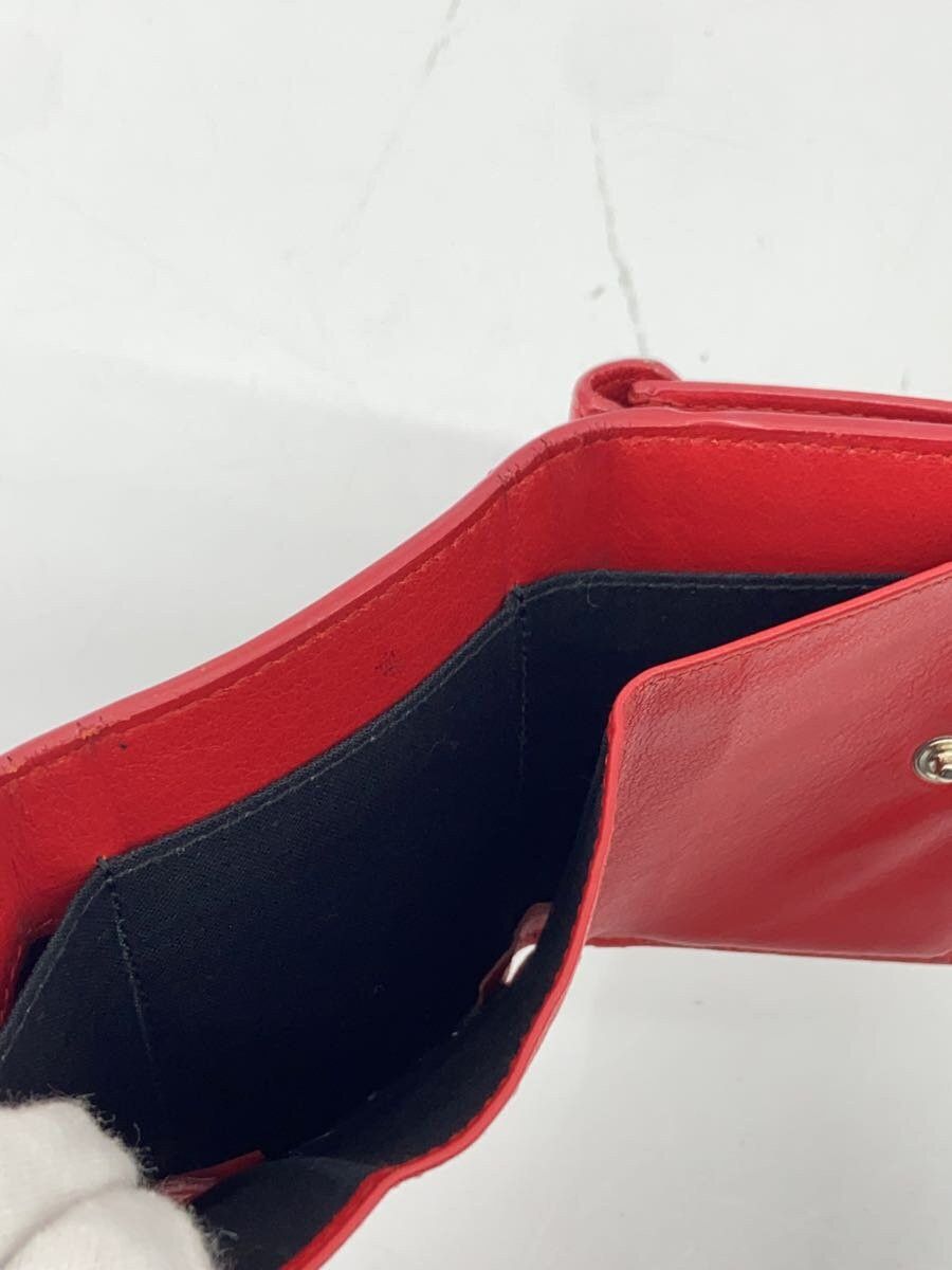 Balenciaga Balenciaga Leather Wallet Red Size ONE SIZE - 6 Thumbnail