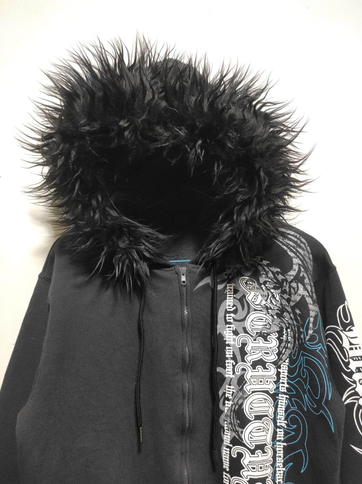 Affliction Beaumere Cross poem zip fur hoodie ifsix LGB style Size US L / EU 52-54 / 3 - 4 Thumbnail