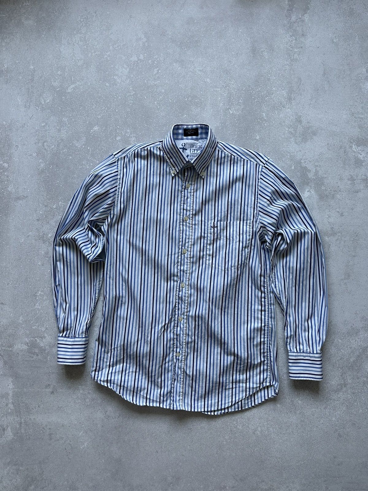 Paul & Shark Paul Shark Habana Yacht Club Striped Button Down Shirt Sz 39 Size US S / EU 44-46 / 1 - 1 Thumbnail