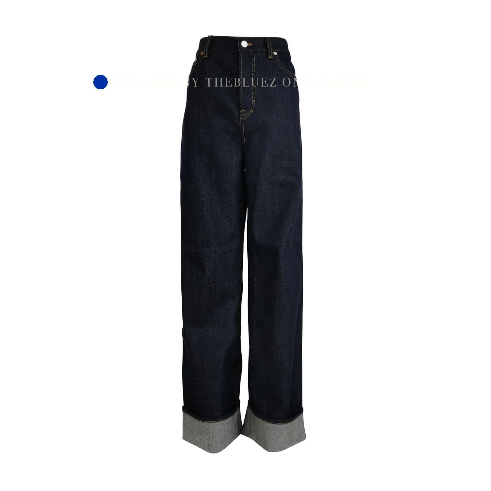 Gucci Logo Blue Denim Jeans - Size 26 Size US 26 / EU 42 - 1 Thumbnail