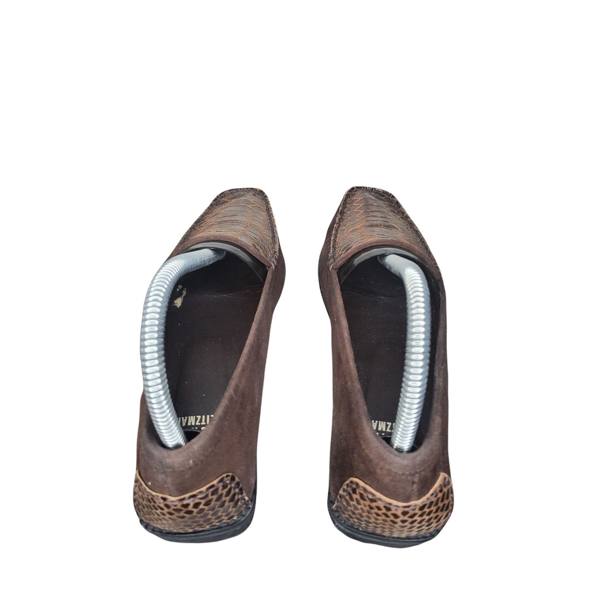 Stuart Weitzman Stuart Weitzman Loafers Women Sz 8M Brown Leather Designer A Size US 8 / IT 38 - 4 Thumbnail
