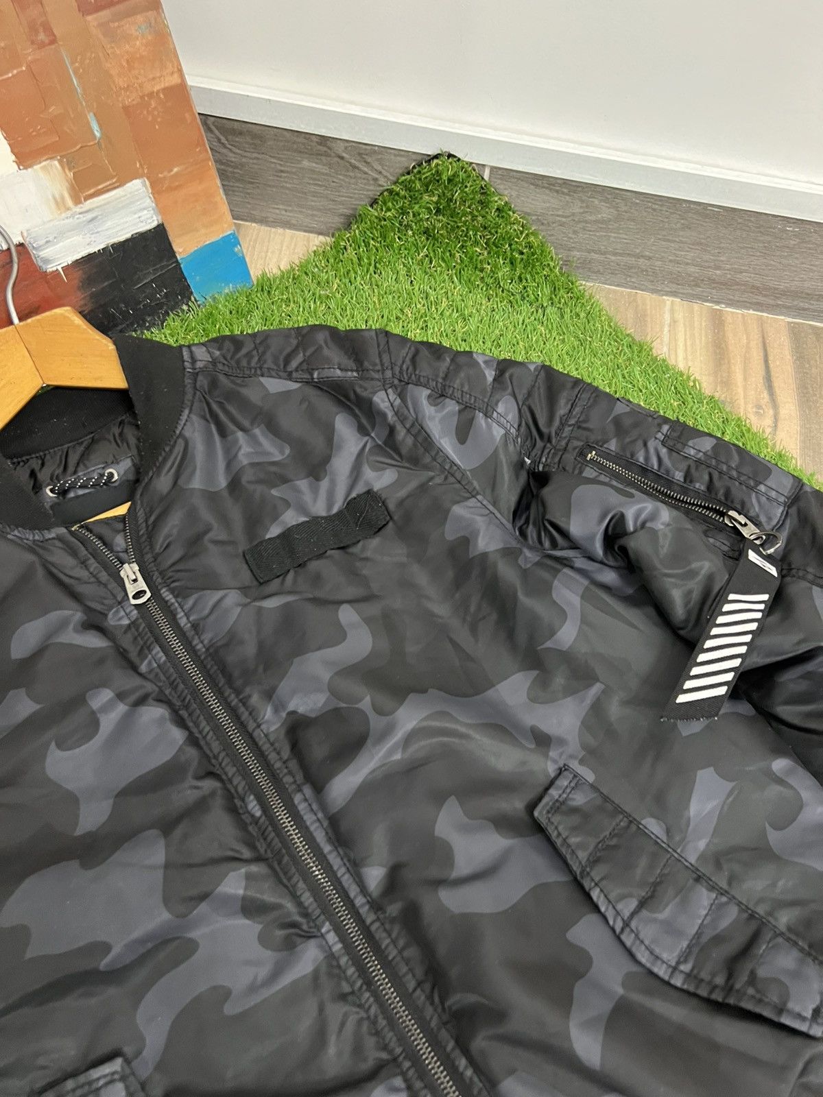 Southpole × Vintage CRAZY SOUTHPOLE CAMO BOMBER JACKET Size US M / EU 48-50 / 2 - 3 Thumbnail