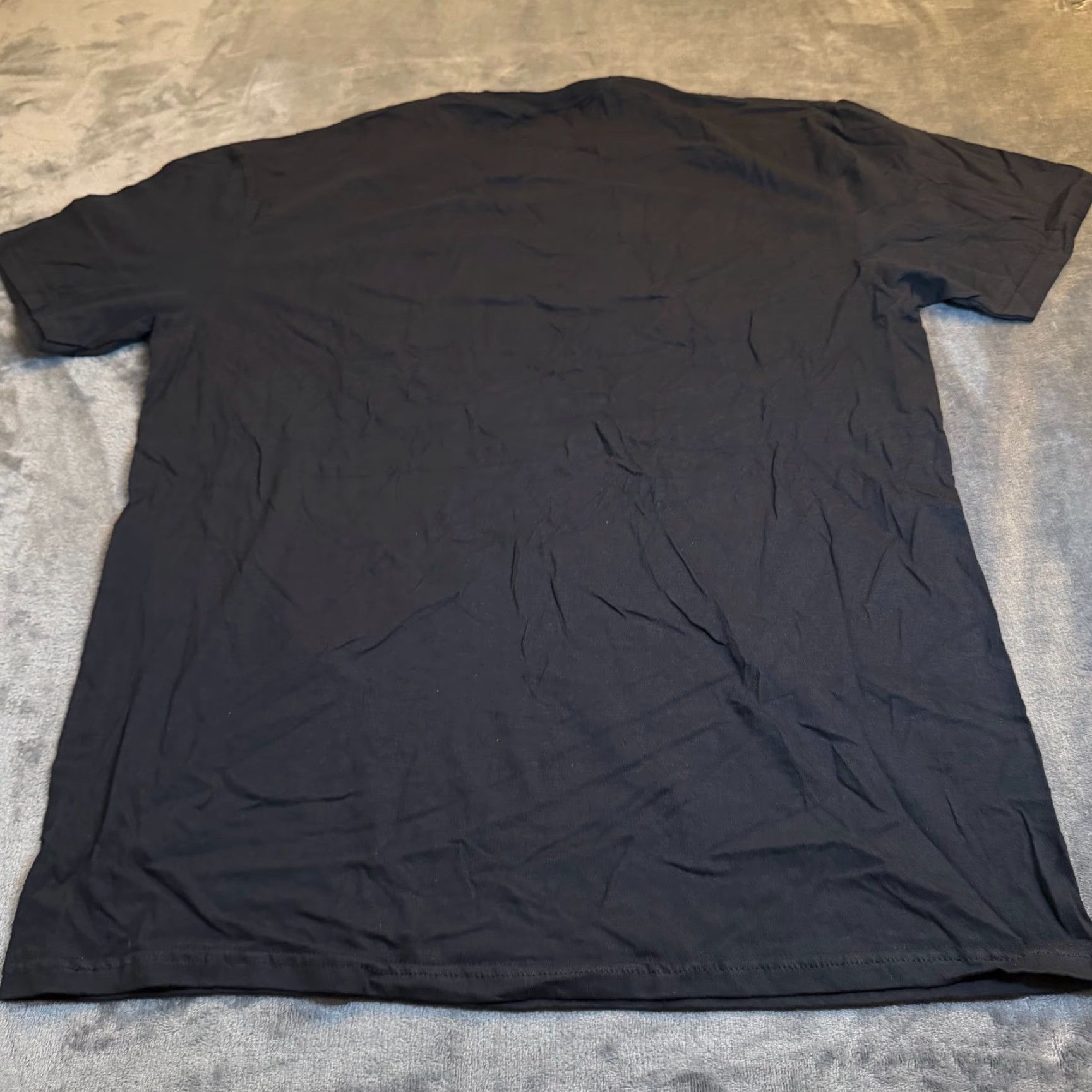 Vintage VINTAGE Fanatics Shirt Mens XL Black Cotton Short Sleeve Graphic Print T-Shirt Crew Neck Quotes Logo Size US XL / EU 56 / 4 - 3 Thumbnail