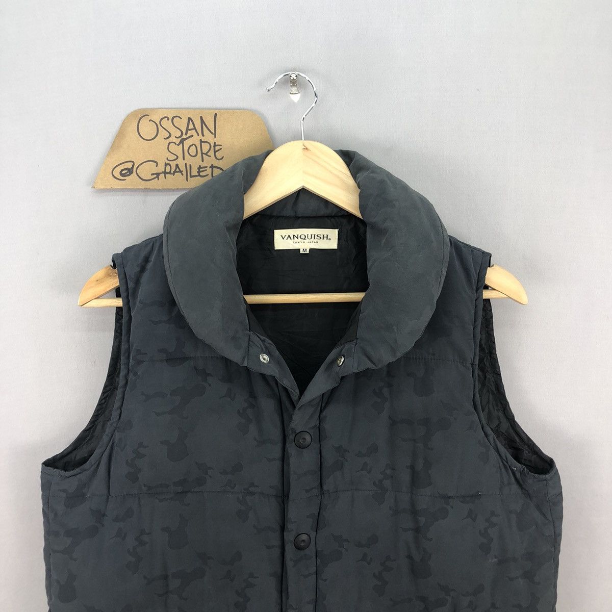 Vanquish Vintage 2000s Vanquish Tokyo Camo Puffer Vest Size US M / EU 48-50 / 2 - 4 Thumbnail