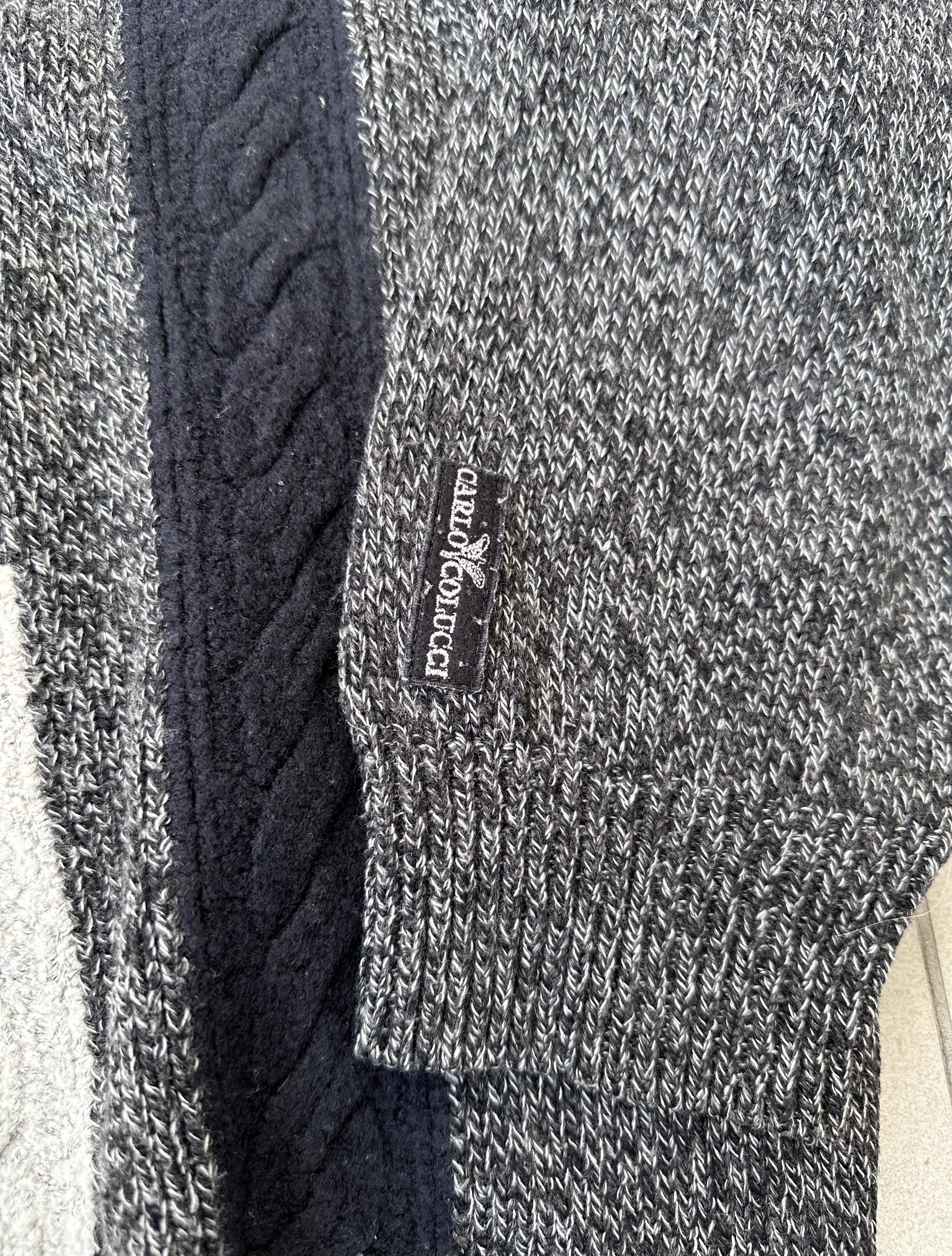 Carlo Colucci × Vintage Carlo Colucci vintage boxy jumper sweater cable knit Size US L / EU 52-54 / 3 - 7 Thumbnail