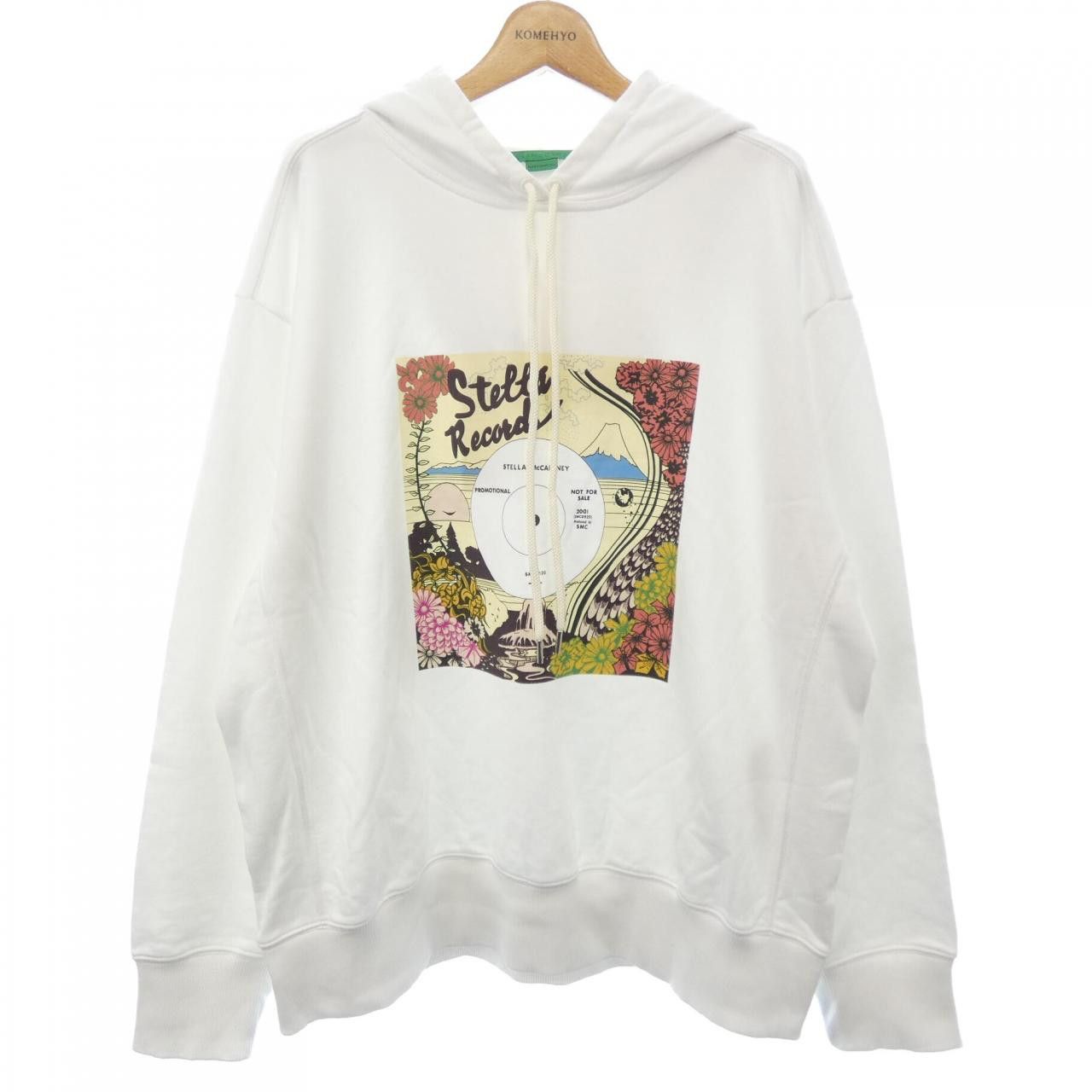 Stella McCartney Stella Mccartney Stella McCartney Record Hoodie Cotton Sweatshirts & Hoodies DUTY FREE for USA Size ONE SIZE - 1 Thumbnail