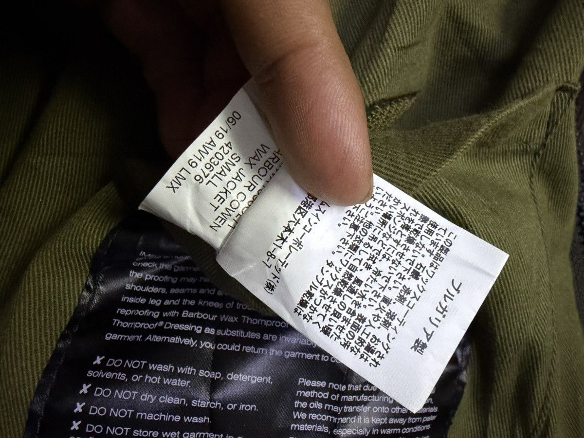Barbour × Engineered Garments Barbour X Engineered Garment Cowen Wax Jacket Size US S / EU 44-46 / 1 - 10 Thumbnail