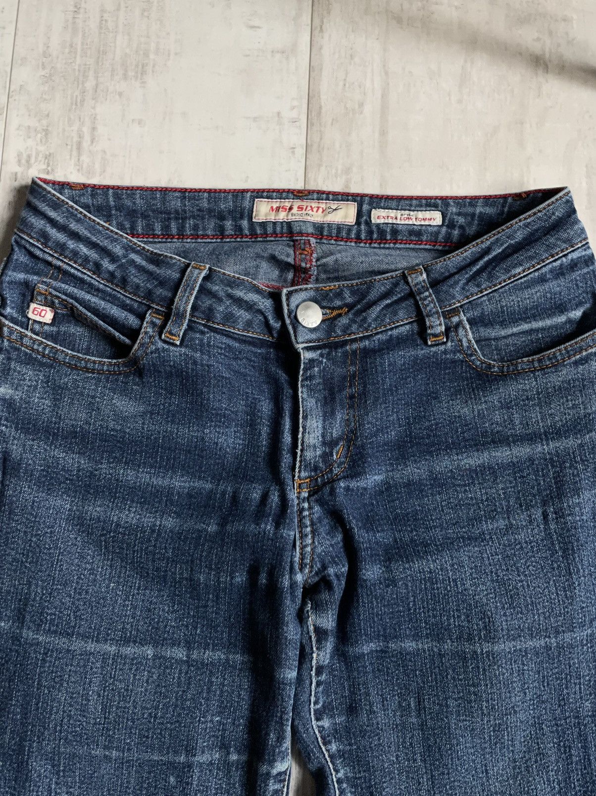 Miss Sixty Vintage Y2K Miss Sixty 00’s Flare Denim Jeans RARE Size 27" / US 4 / IT 40 - 7 Thumbnail