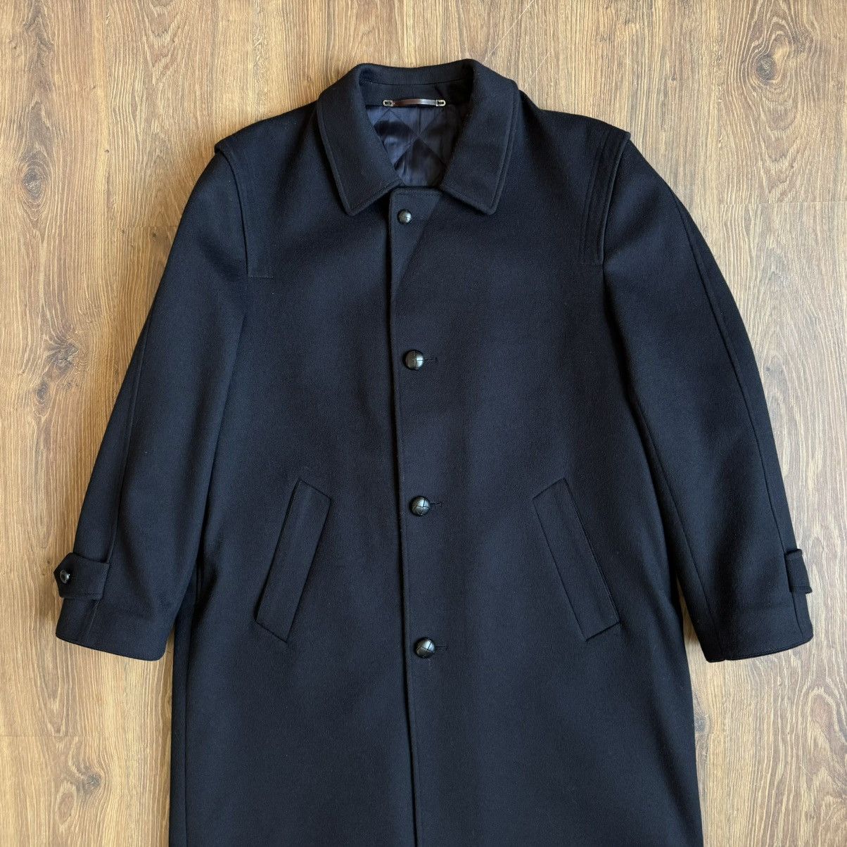Other Steinbock Luxus Himalaya Loden Wool Alpaca Coat Men’s Navy Size US M / EU 48-50 / 2 - 2 Thumbnail