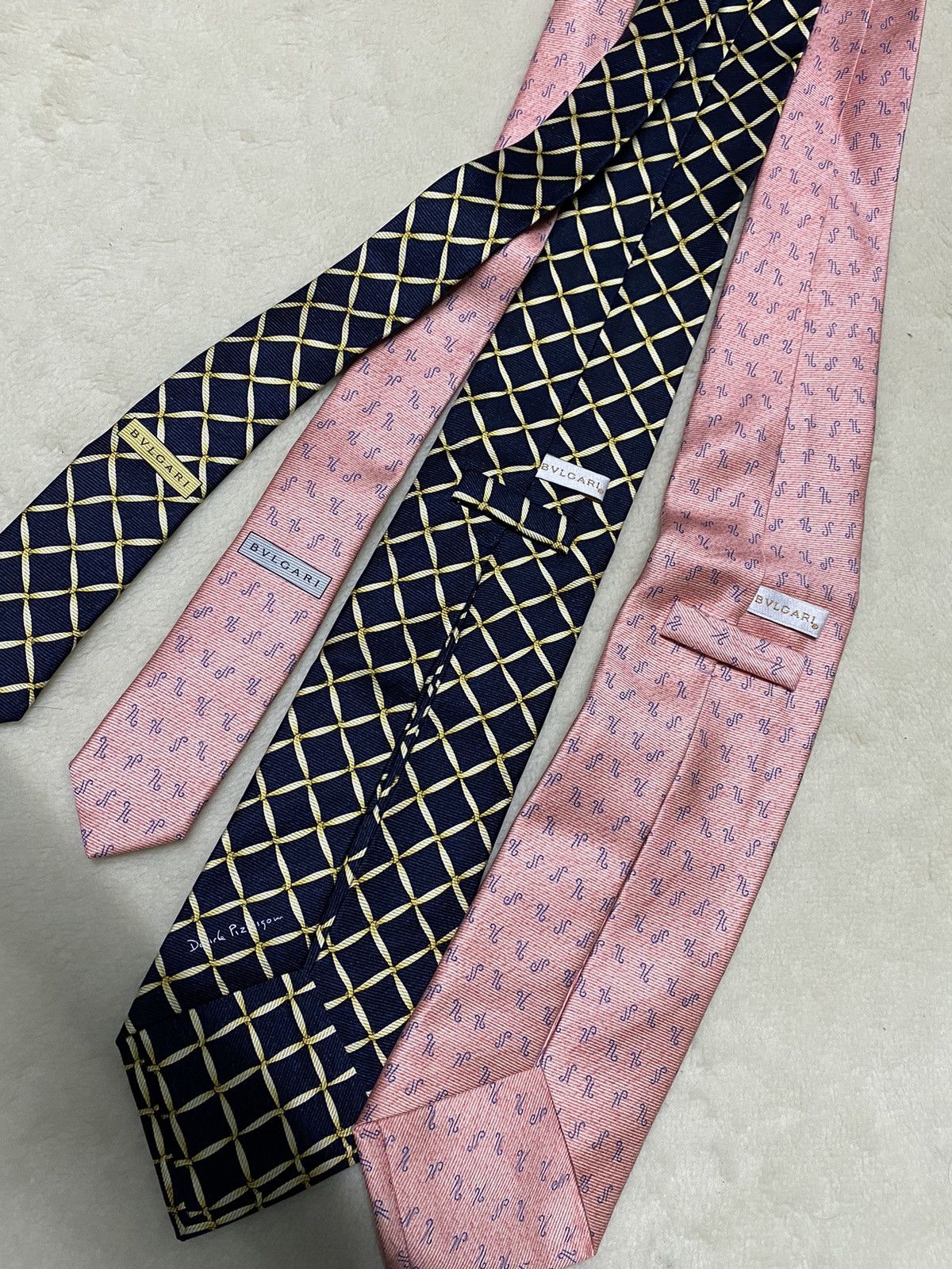 Bvlgari × Designer Bvlgari neckties Size ONE SIZE - 2 Thumbnail