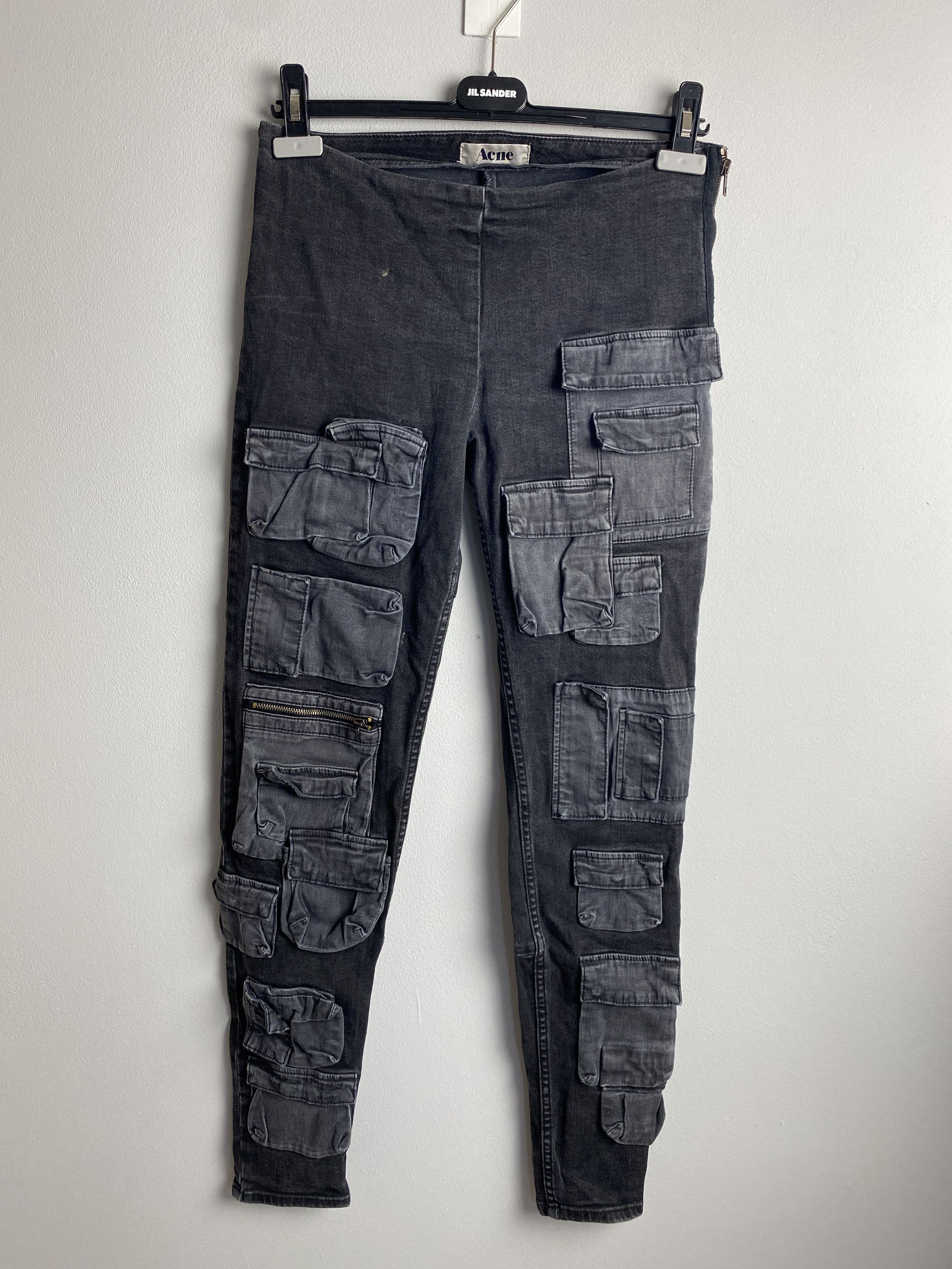 Acne Studios Acne Vader Denim Black jeans pants avant garde Size 27" / US 4 / IT 40 - 1 Thumbnail