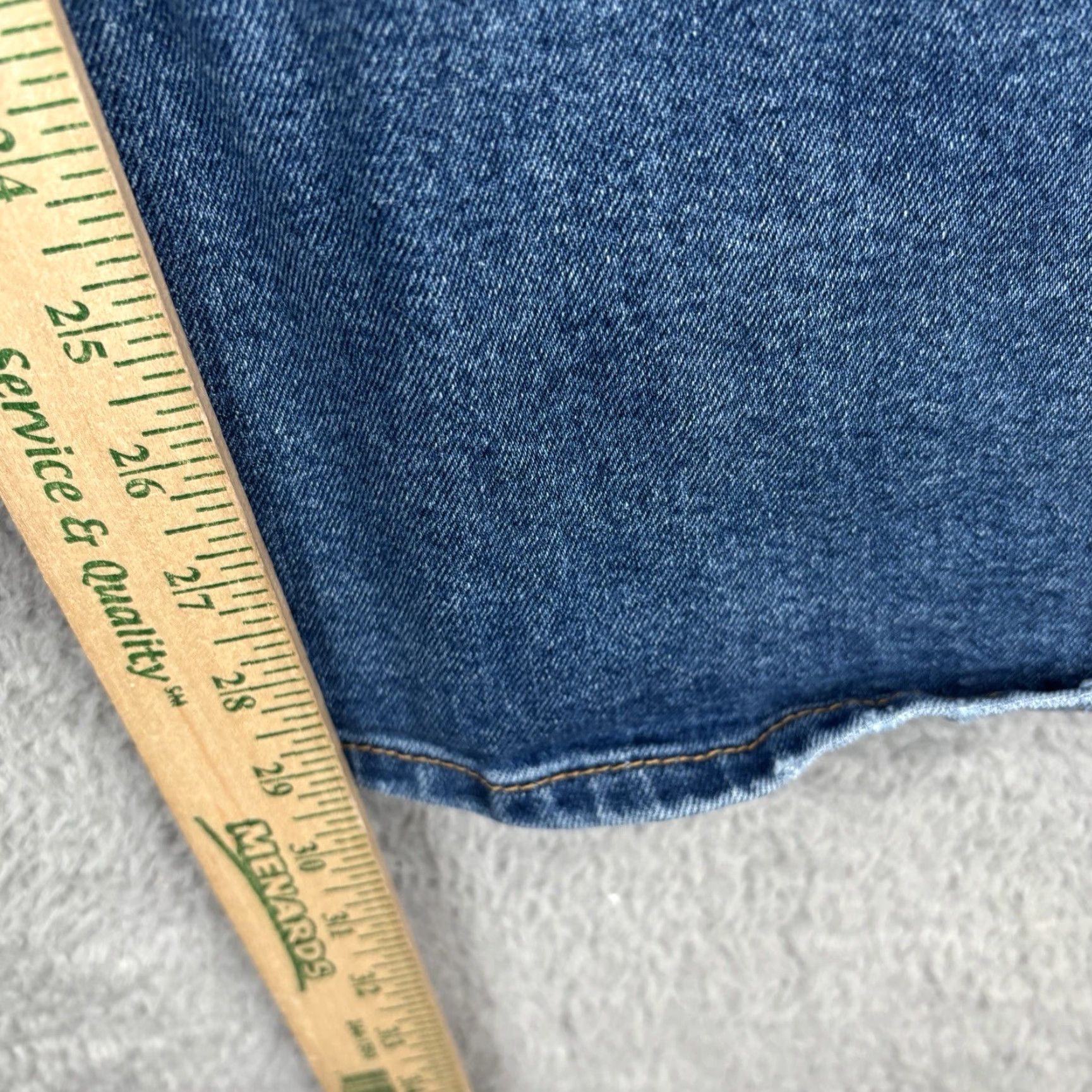 Wrangler Wrangler Women Wanderer 622 Denim Jeans 36x29 High Rise Flare Wide Leg Blue Jeans Size 25" / US 0 / IT 36 - 6 Thumbnail