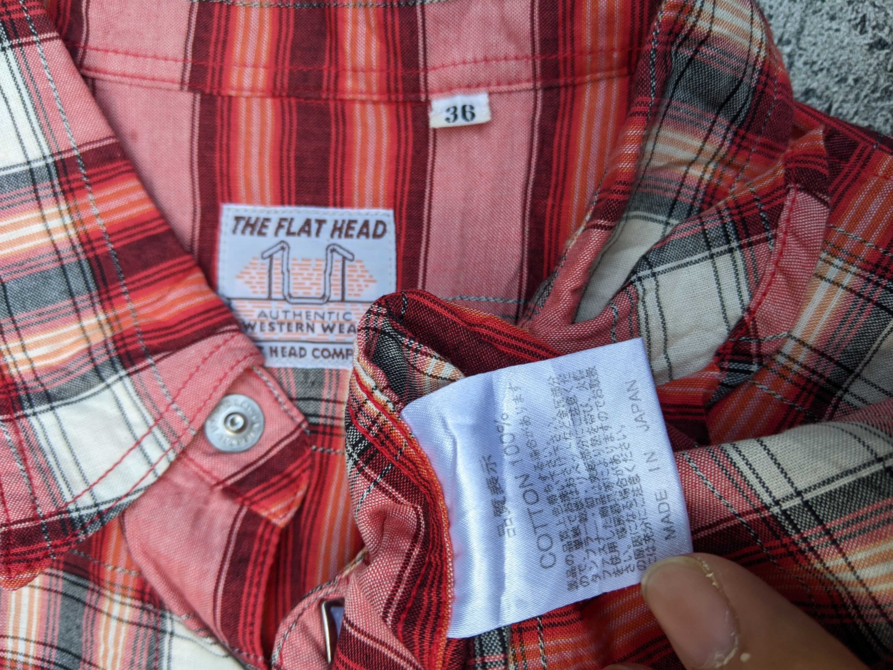 The Flat Head Flat Head Western Plaid Shirt Size US XS / EU 42 / 0 - 5 Thumbnail
