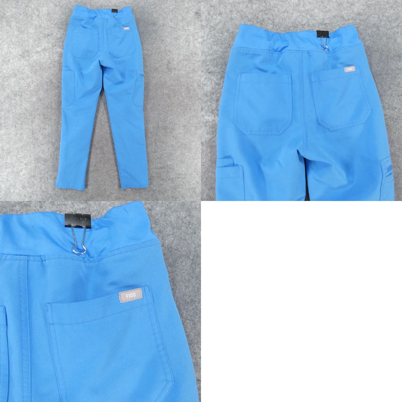 Vintage FIGS Scrub Pants Womens 2XS/P Blue Drawstring Medical Solid Size 24" / US 00 / IT 34 - 10 Thumbnail