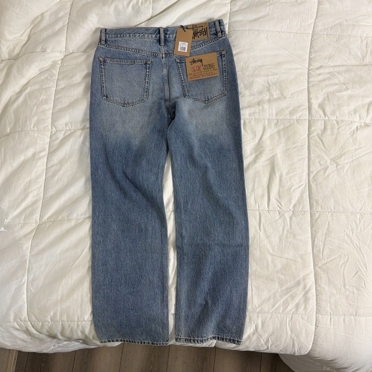 Stussy Stussy Slim Ol Jean stone washed indigo Size US 34 / EU 50 - 2 Thumbnail