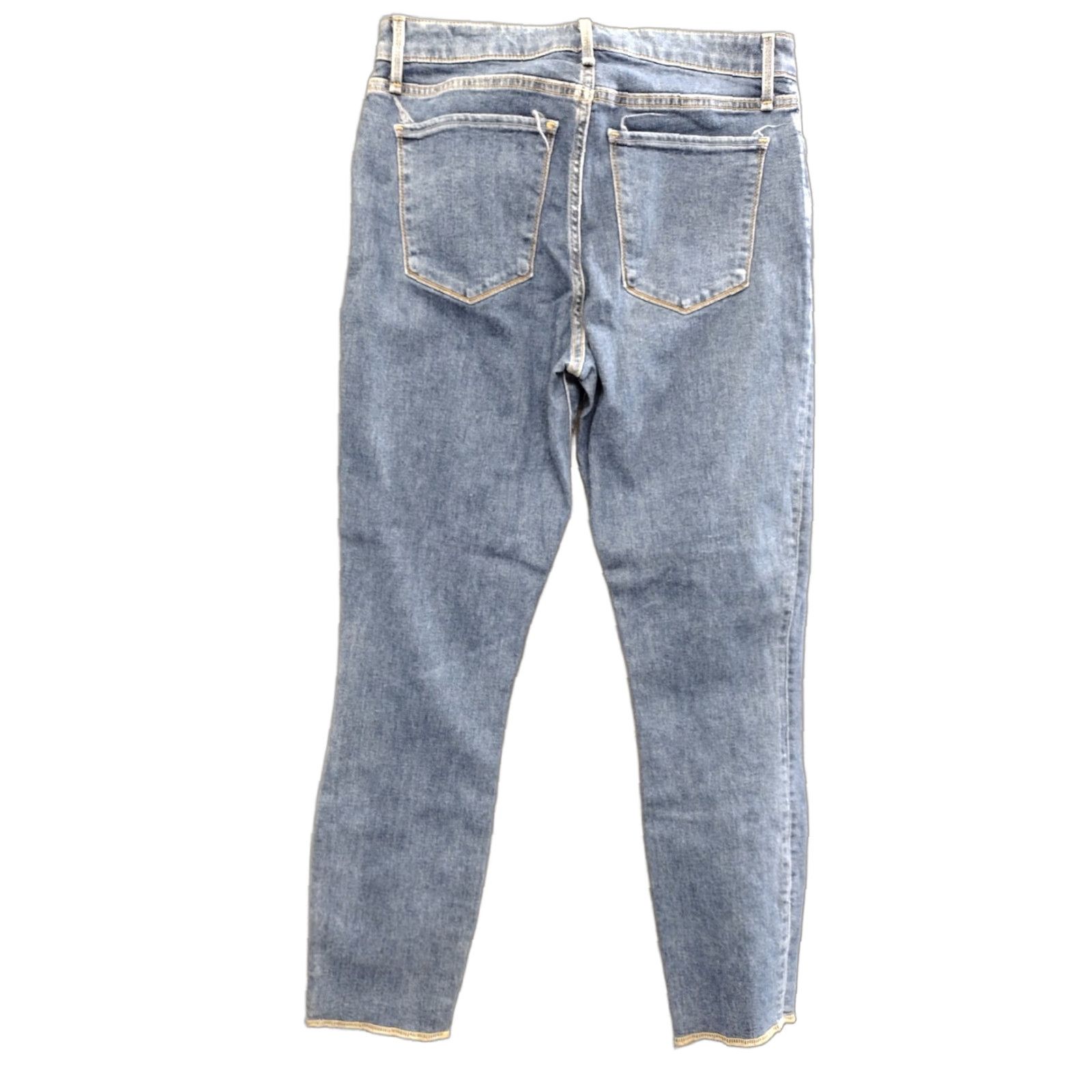 Denime Unbranded Denim Jeans Men Cropped Blue Stretch 29 Denim 5-Pocket Regular Fit Mid Rise 27 Inseam Size 29 Vintage No 90s Theme Shirt? Size US 29 - 1 Thumbnail