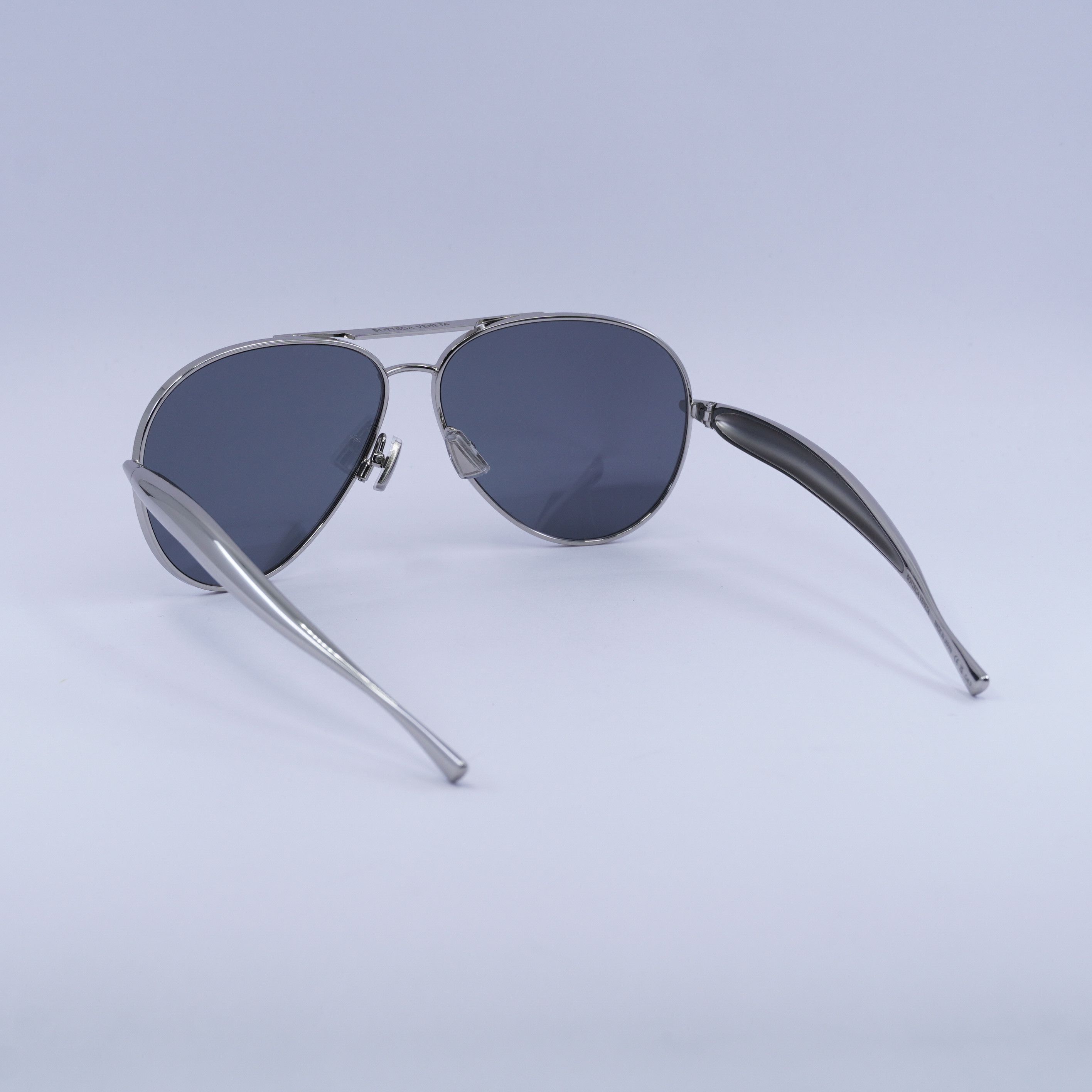 Bottega Veneta 🕶️ New Bottega Veneta BV1305S 003 Sunglasses - Silver Frame Size ONE SIZE - 5 Thumbnail