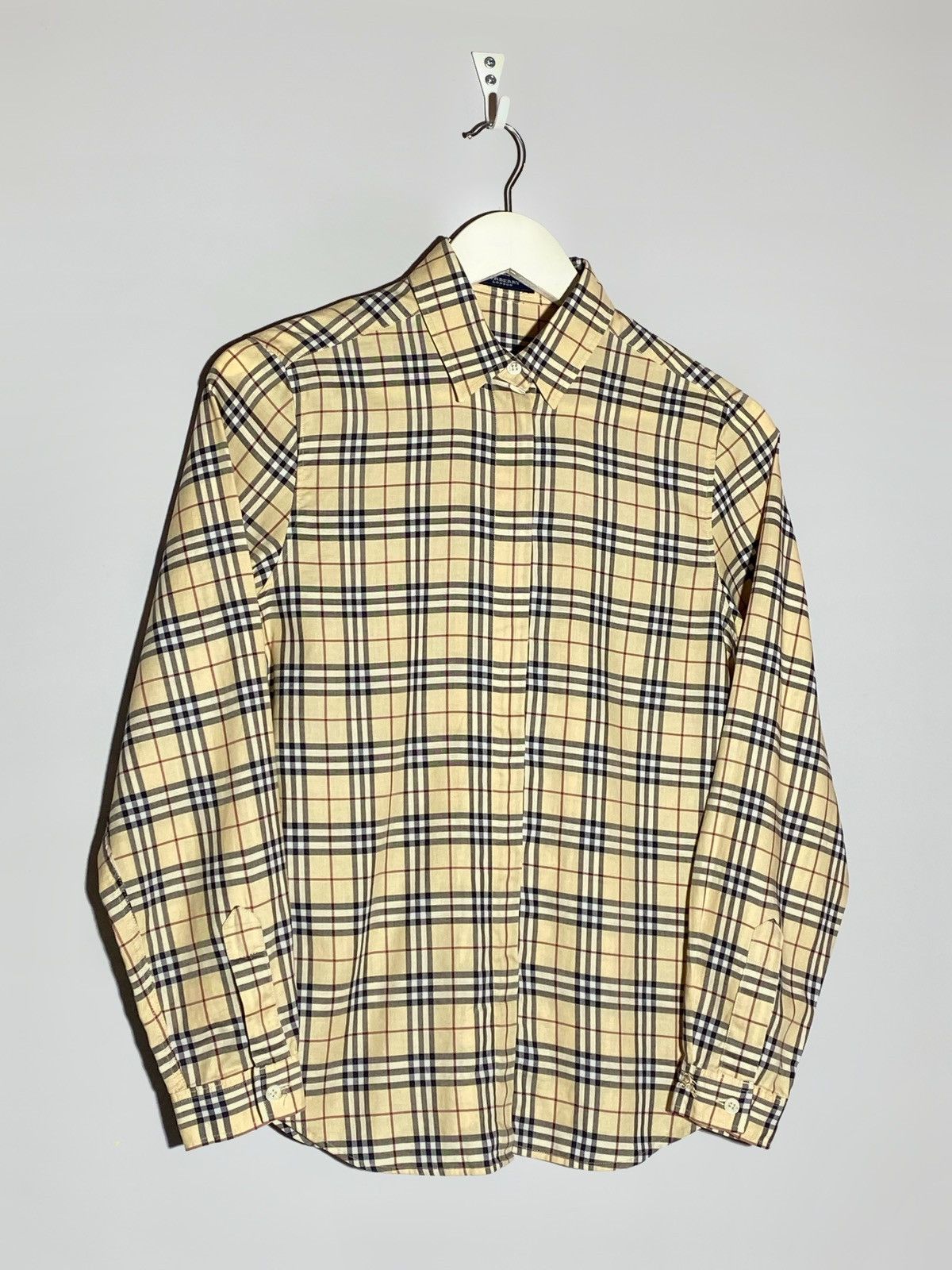 Burberry Vintage Burberry London Nova Check All Over Print Rare Shirt Size M / US 6-8 / IT 42-44 - 3 Thumbnail