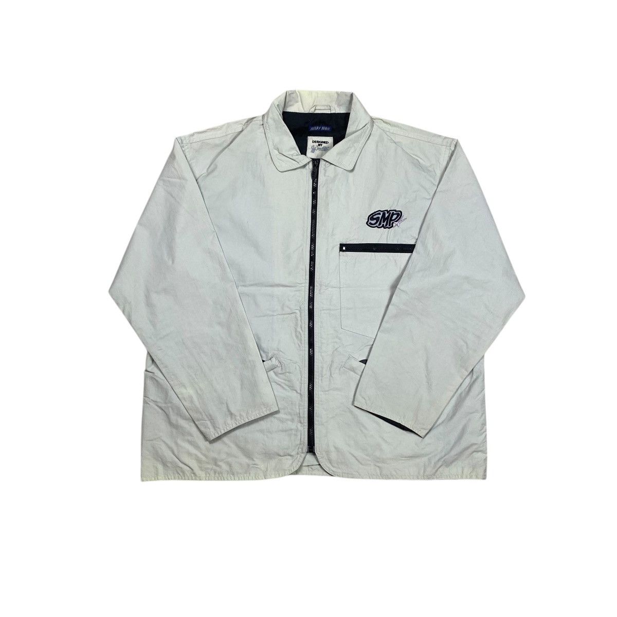 Shorty's Skateboards × Vintage Vintage SMP Skateboards Delfy 1000 Nylon Mixer Work Jacket Size US M / EU 48-50 / 2 - 3 Thumbnail