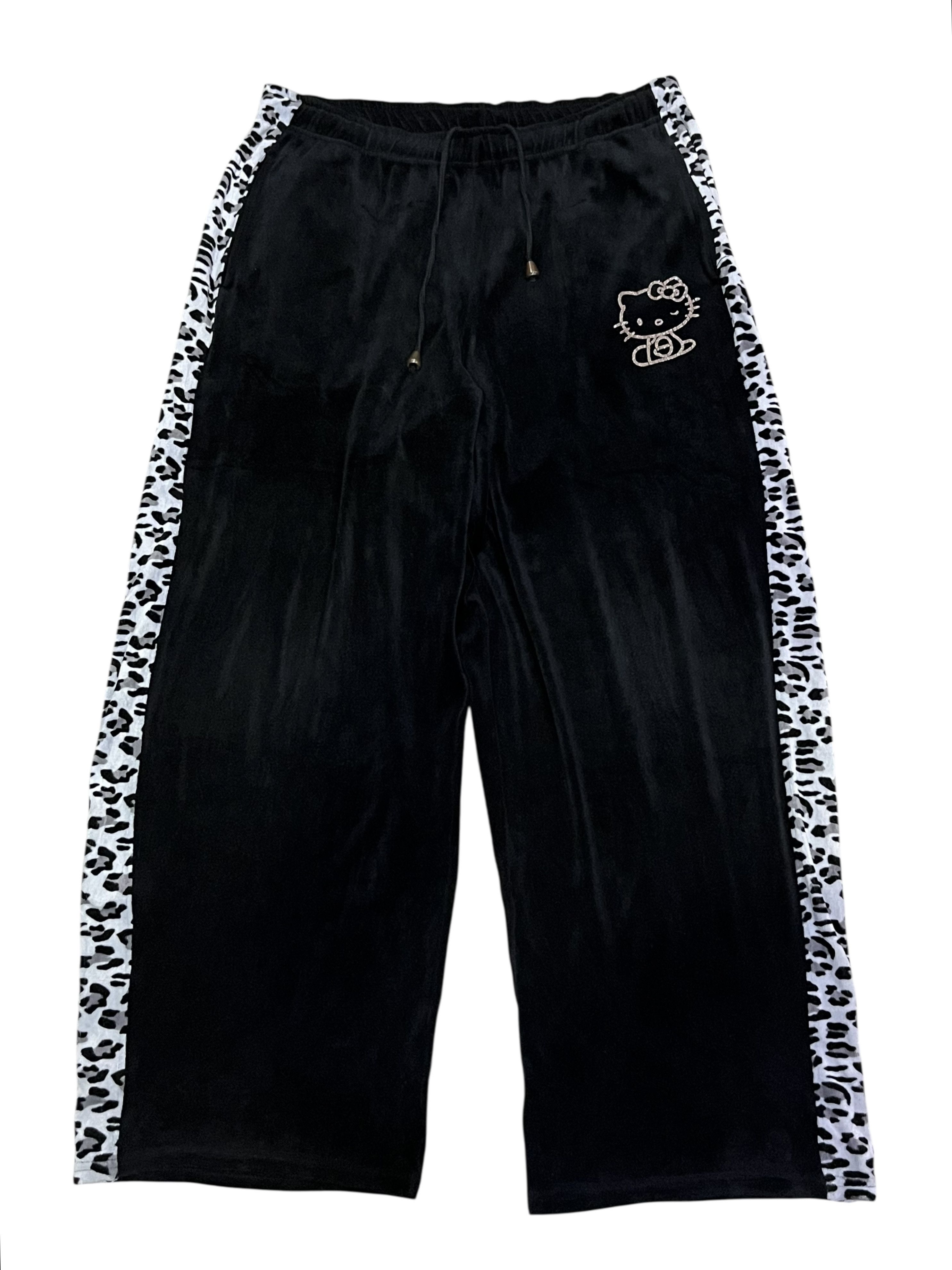Ne-Net 🔥RARE JAPAN-ONLY HELLO KITTY Velvet Leopard Tracksuit Set Size US L / EU 52-54 / 3 - 10 Thumbnail
