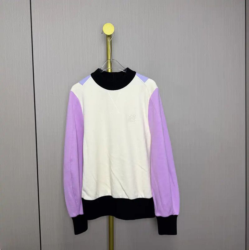 Loewe Loewe Women's White Cotton Sweatshirt 0089 Size XS / US 0-2 / IT 36-38 - 1 Thumbnail