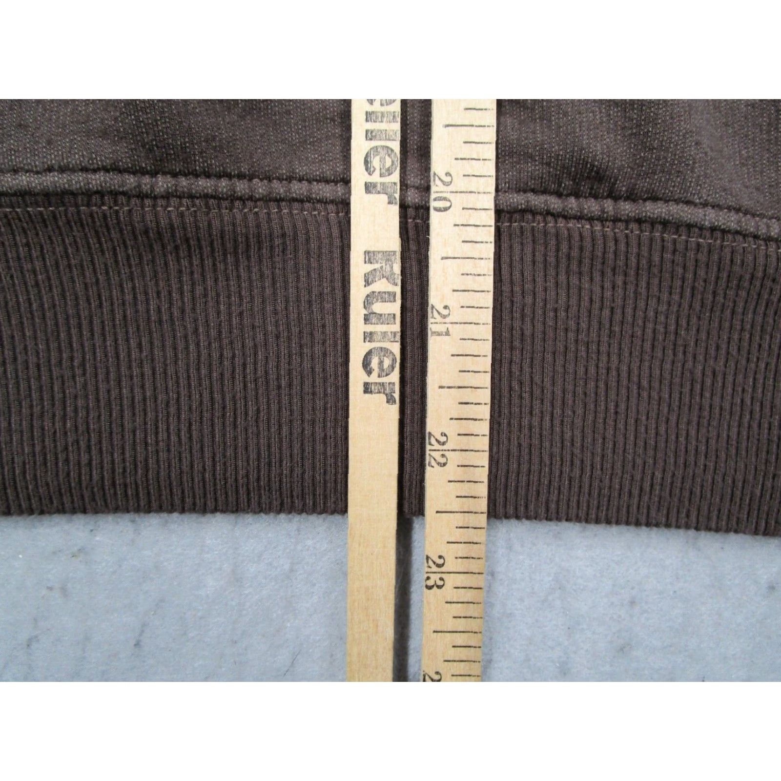 MONROW VINTAGE Monrow Hoodie Womens Medium Pullover Brown Cotton Blend Fleece Kangaroo Pocket Casual Outdoor Made in USA Size M / US 6-8 / IT 42-44 - 7 Thumbnail