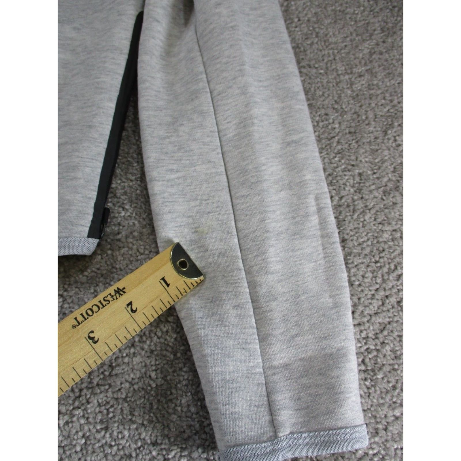 Nike Nike Smu Mustangs Sweater Womens Small Gray Dri-Fit Turtleneck Fleece Pullover New Size S / US 4 / IT 40 - 3 Thumbnail