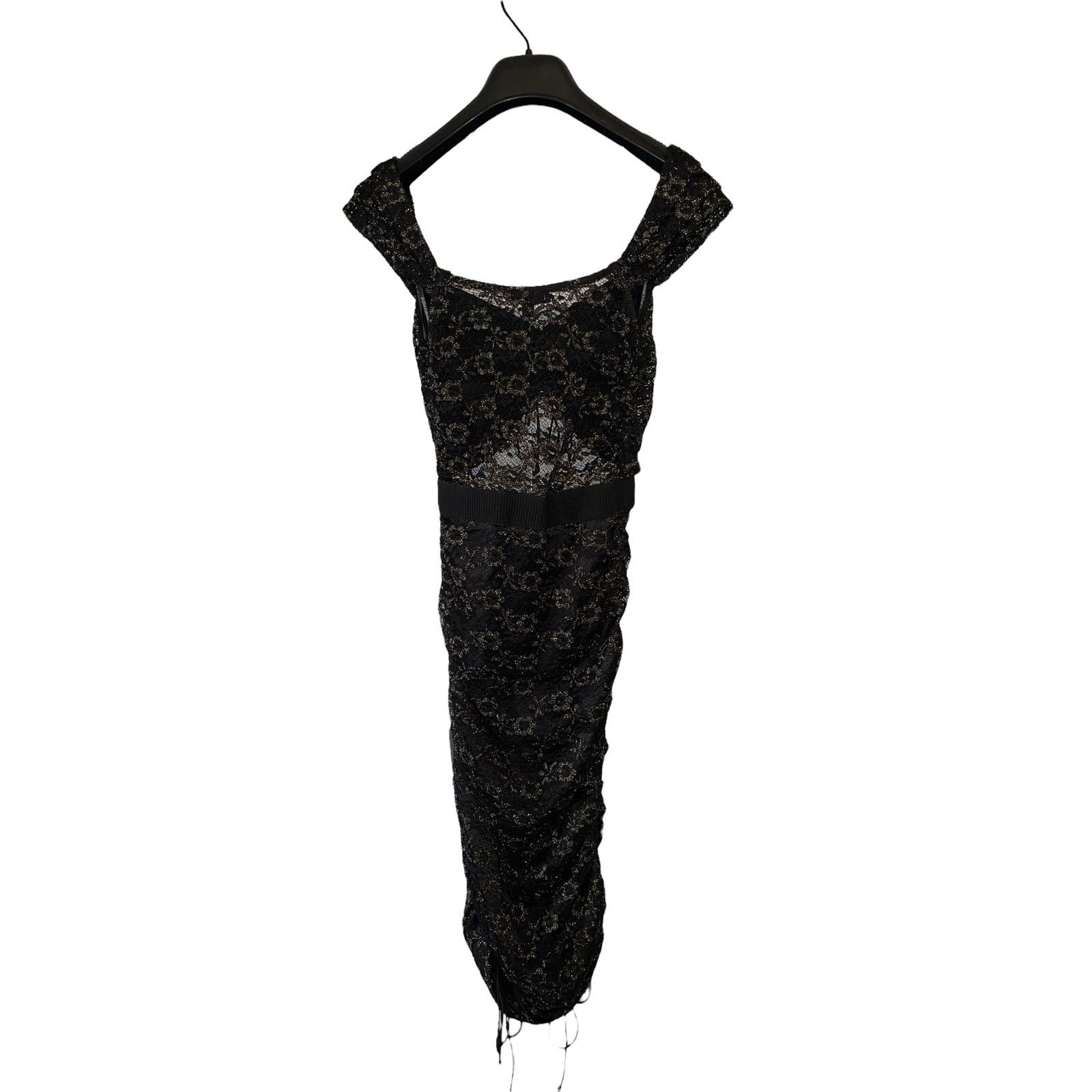 For Love & Lemons NEW For Love & Lemons Joanna Black Lace Mini Dress Medium Size M / US 6-8 / IT 42-44 - 4 Thumbnail