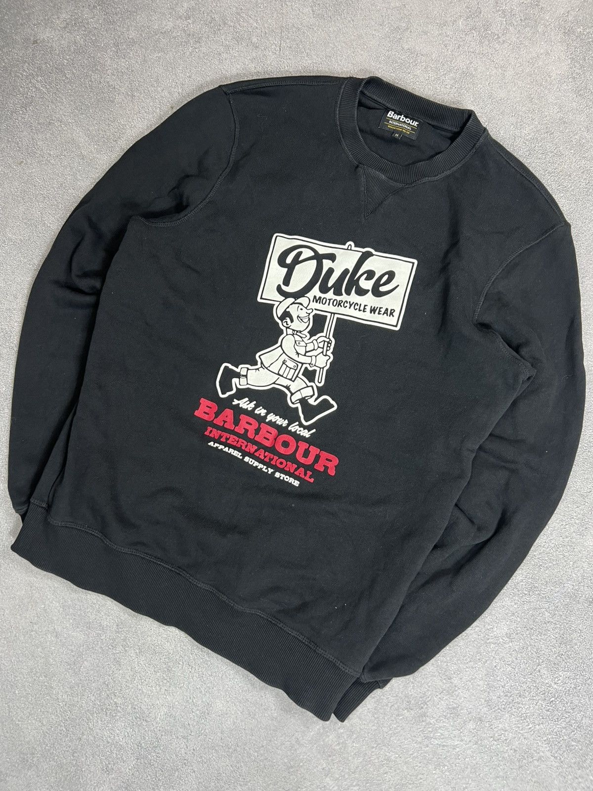 Barbour Barbour International Black Hype Y2K Luxury Sweatshir Size US M / EU 48-50 / 2 - 4 Thumbnail