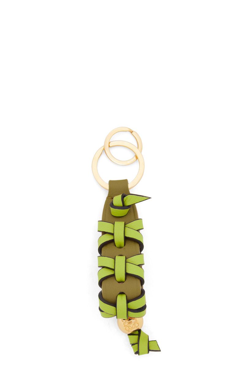 Loewe o1in1g0526 Size: OS / Cross Braided Keyring Classic Calfskin Size ONE SIZE - 1 Thumbnail