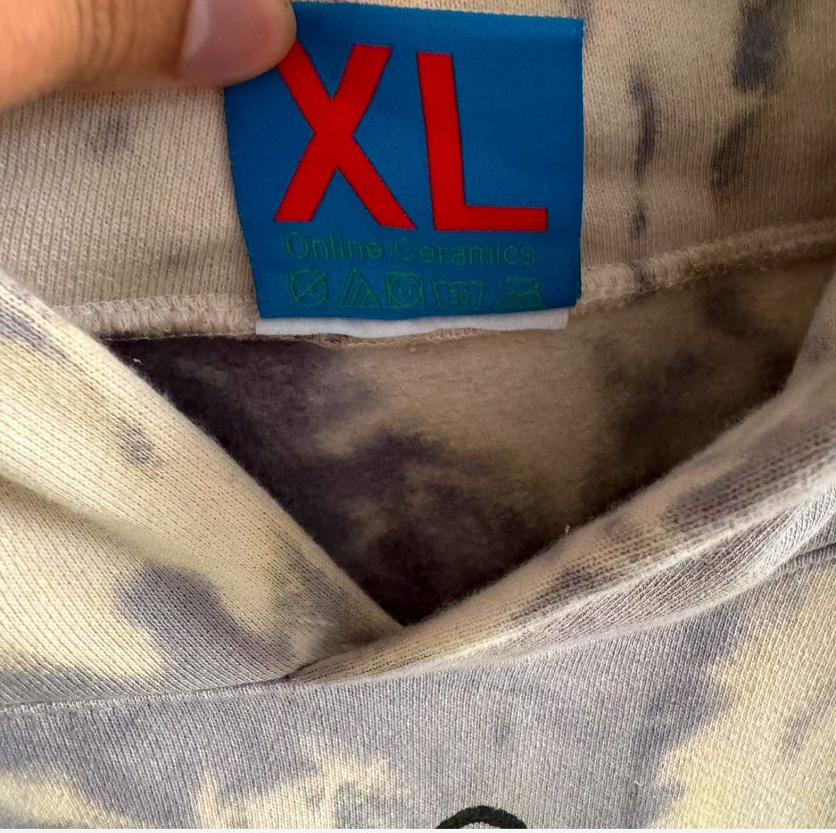 Online Ceramics Online Ceramics tie dye hoodie Size US XL / EU 56 / 4 - 3 Thumbnail