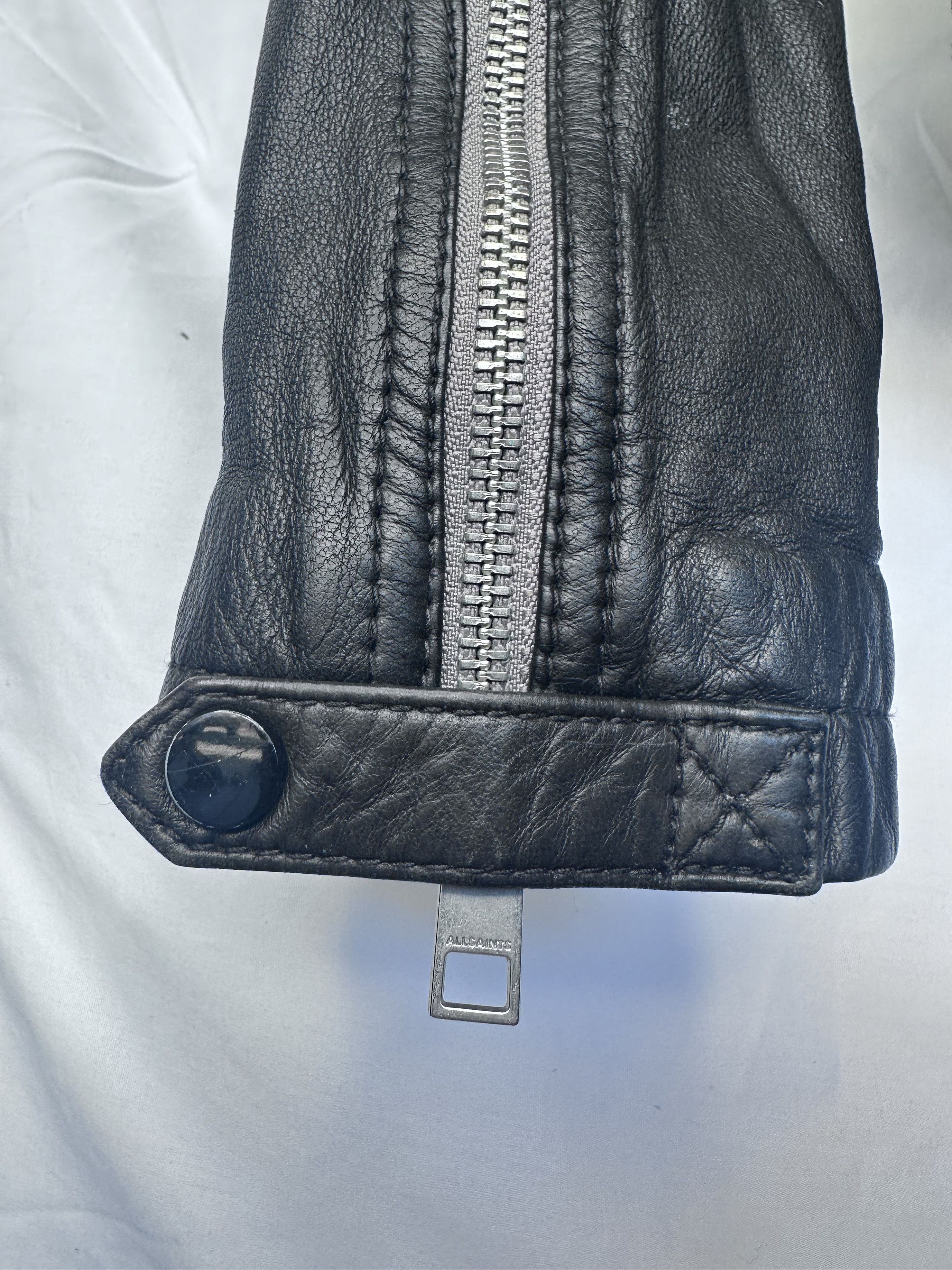Allsaints ALLSAINTS | Cargo Leather Bike Jacket Size XS / US 0-2 / IT 36-38 - 6 Thumbnail