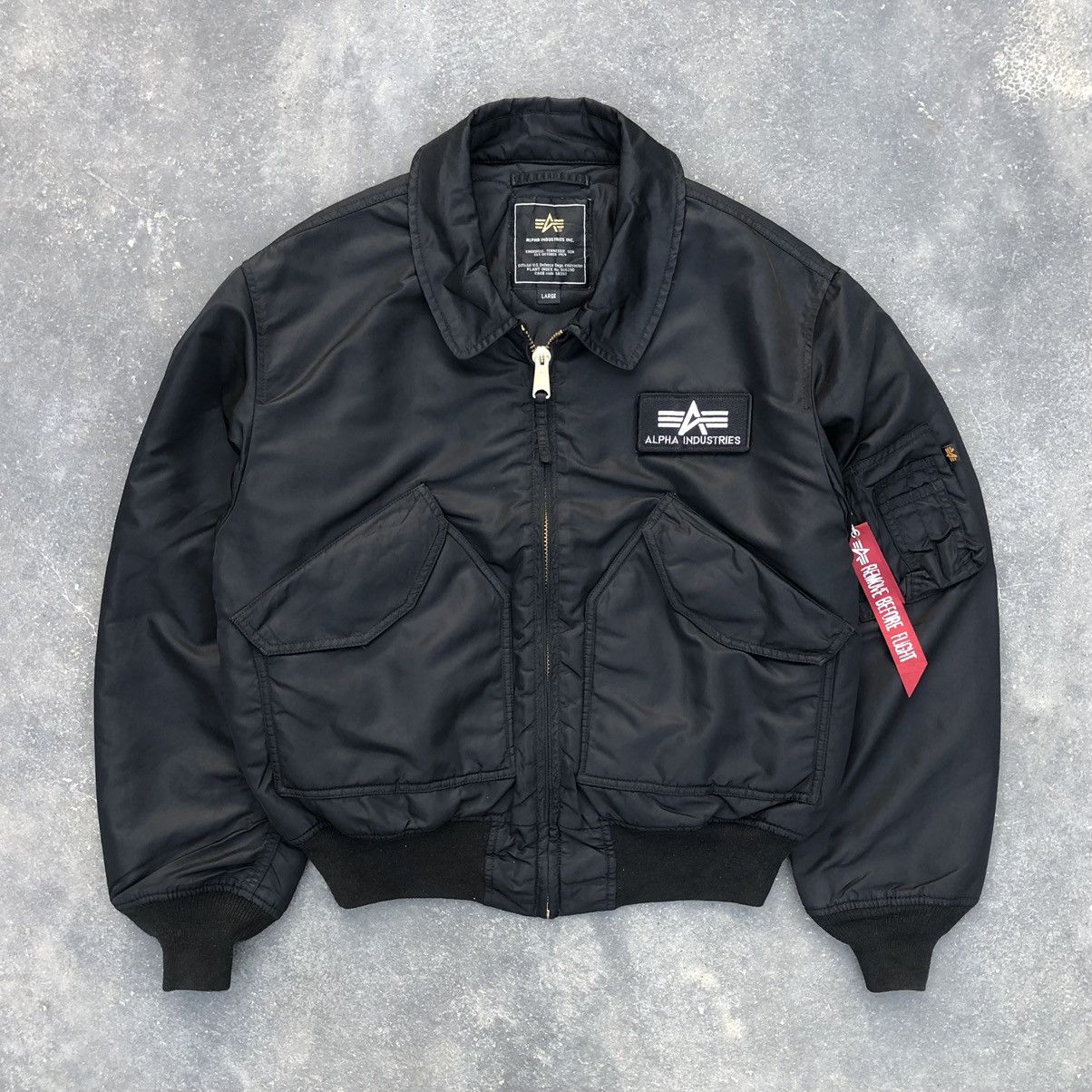Alpha Industries × Bomber Jacket × Vintage Vintage Alpha