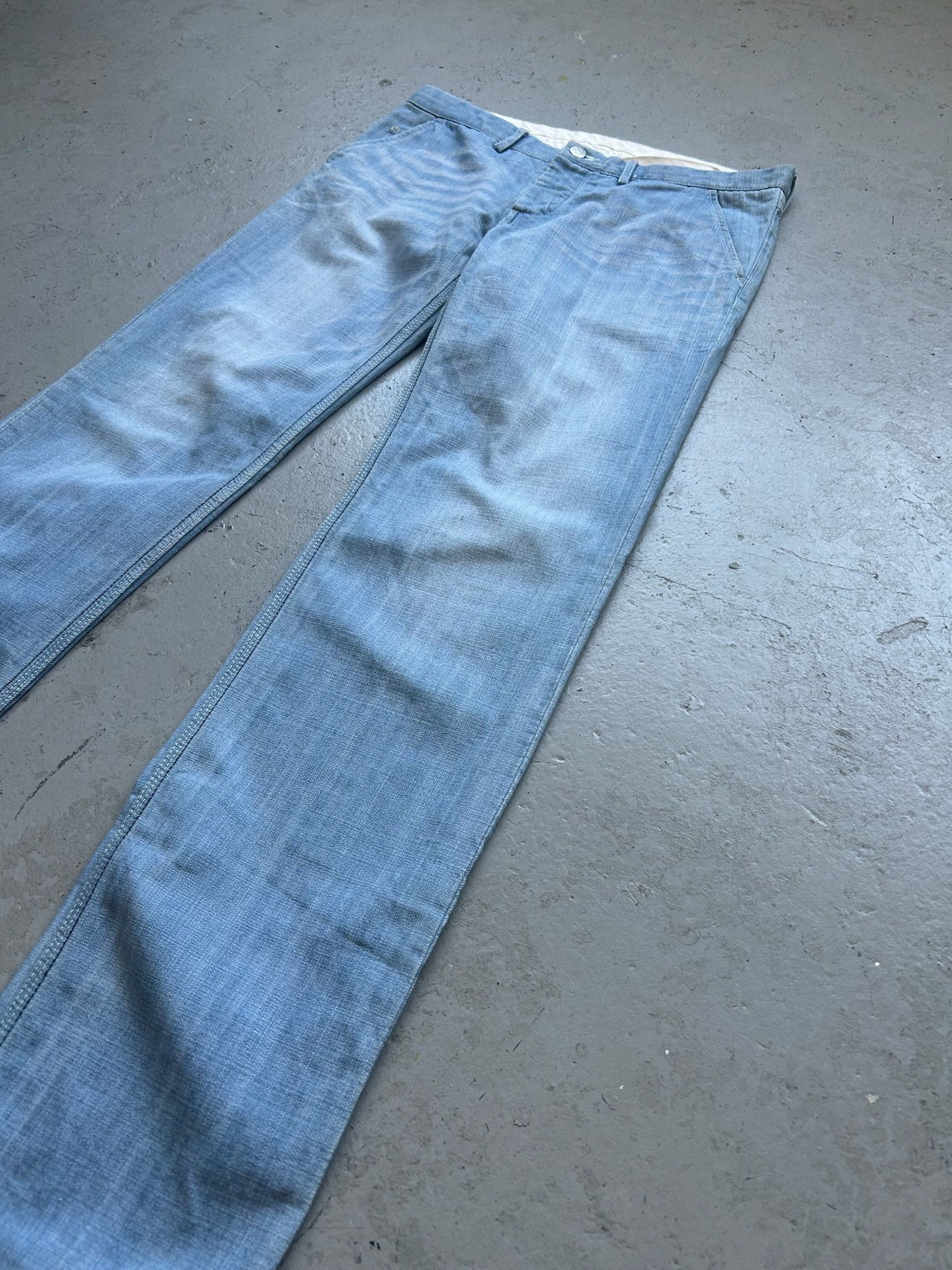 Jil Sander Jil Sander by Raf Simons Light Wash Denim Size US 30 / EU 46 - 2 Thumbnail