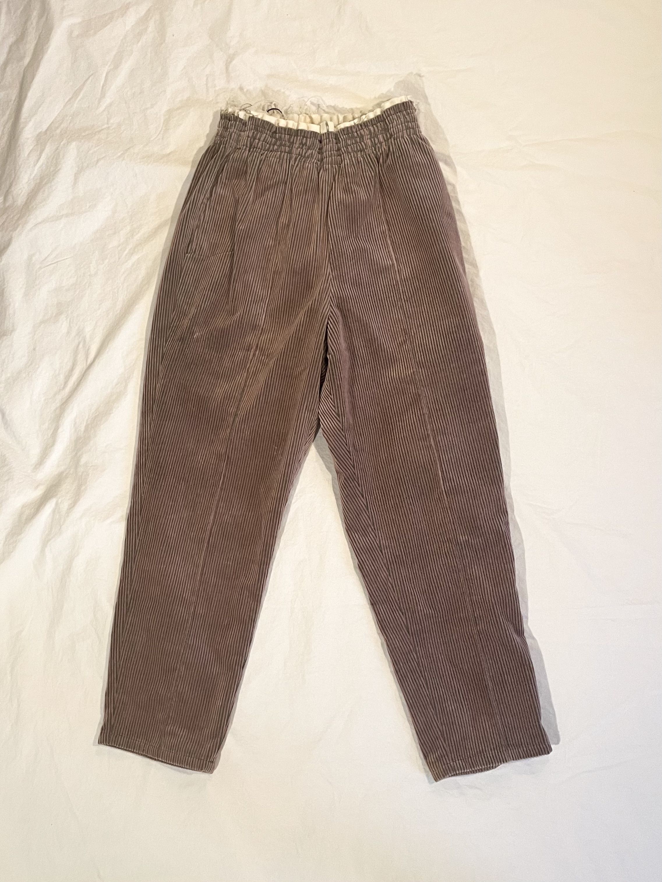 Camiel Fortgens Pink & Green Corduroy Grandma Pants Size 27" / US 4 / IT 40 - 6 Thumbnail