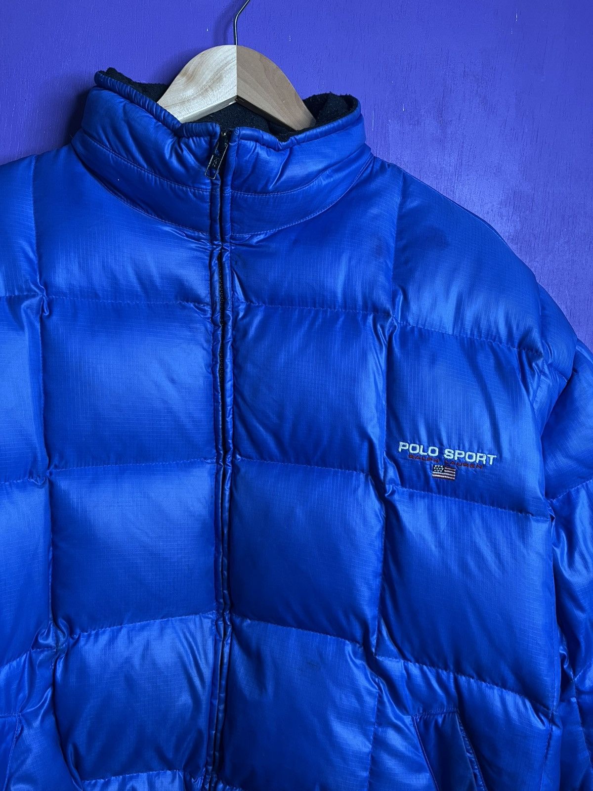 Polo Ralph Lauren × Vintage Vintage 90s Polo sport down puffer jacket Size US L / EU 52-54 / 3 - 3 Thumbnail