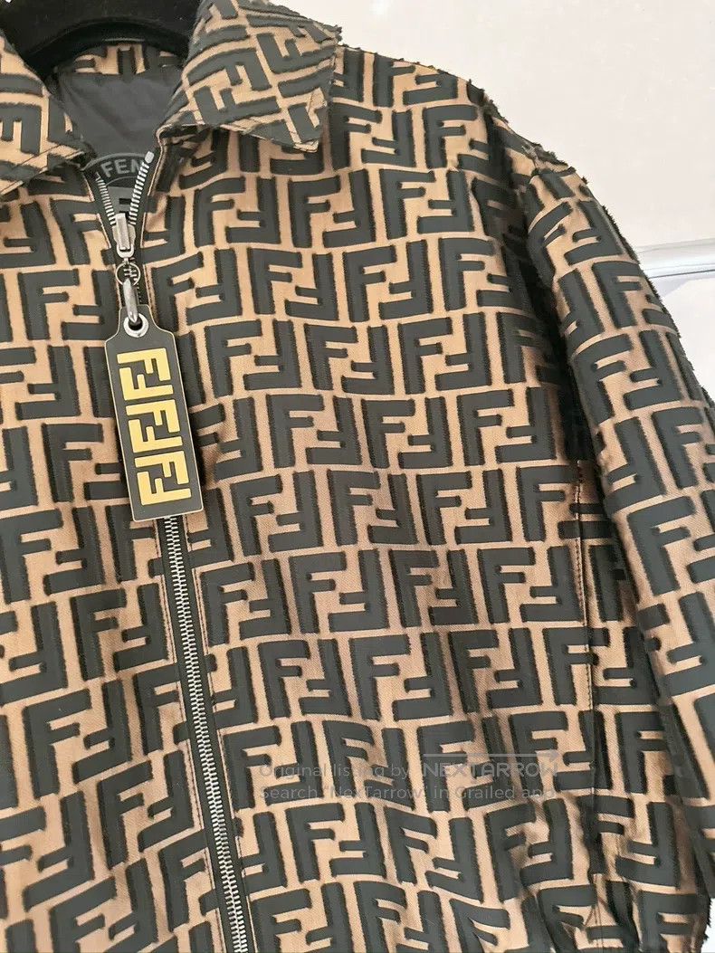 Fendi Fendi Double-Sided FF Full Logo Short Jacket 40 Size Monog Size XS / US 0-2 / IT 36-38 - 5 Thumbnail