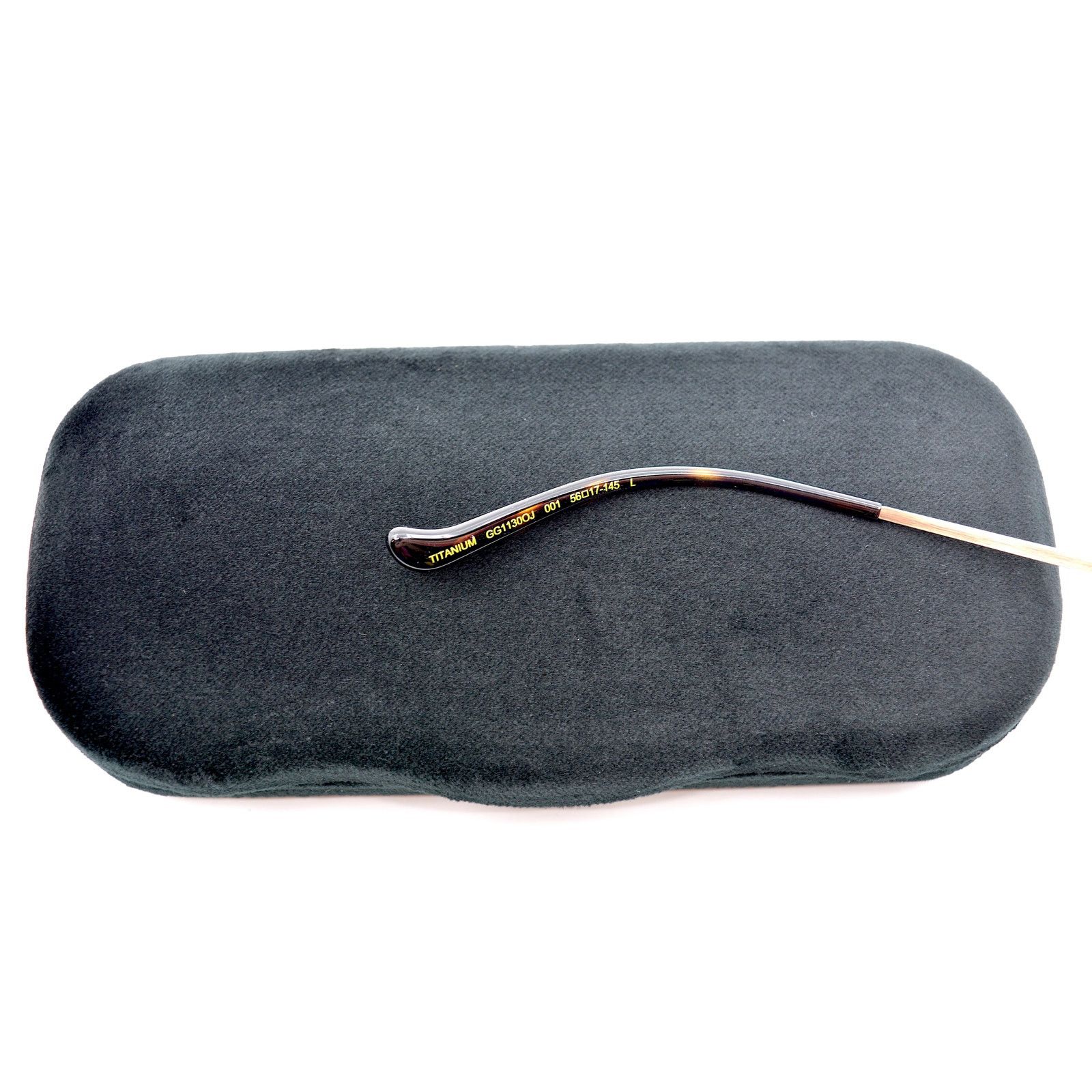 Gucci NEW GUCCI GG1130OJ 001 TITANIUM BLACK EYEGLASSES FRAME Size ONE SIZE - 11 Thumbnail