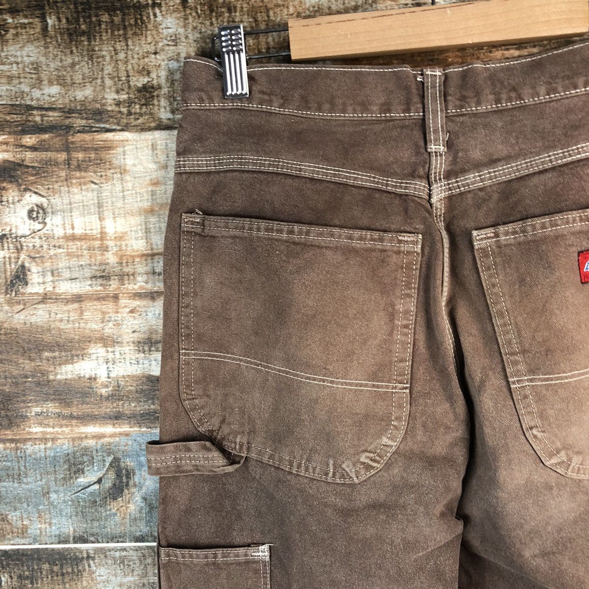Dickies Dickies vintage Brown painter Workwear cargo Pants #A1421 Size US 28 / EU 44 - 4 Thumbnail